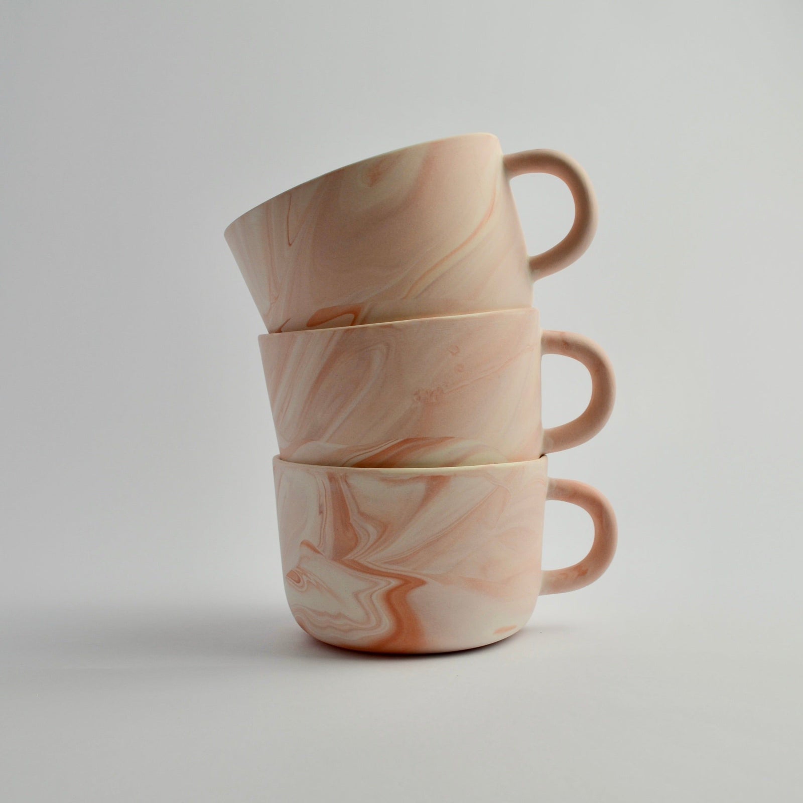 Large Cup Earthy Tone Marble