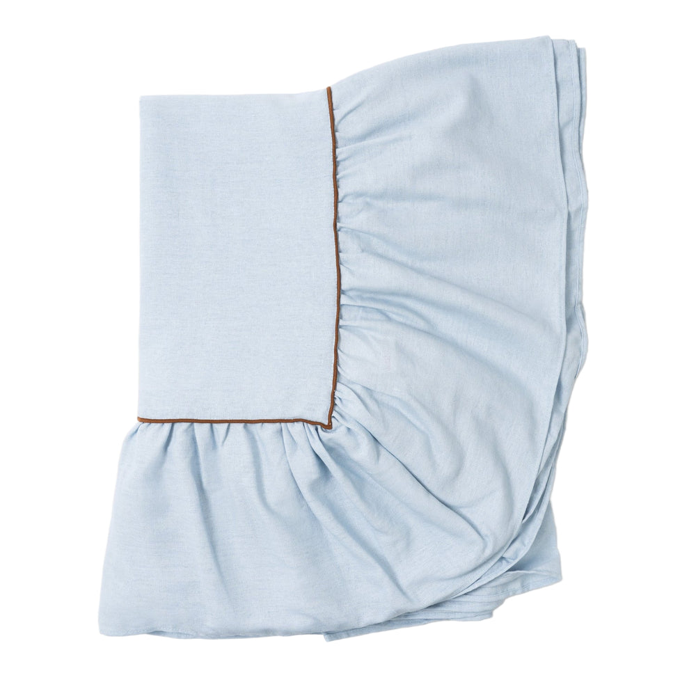 Ruffle Tablecloth, Blue
