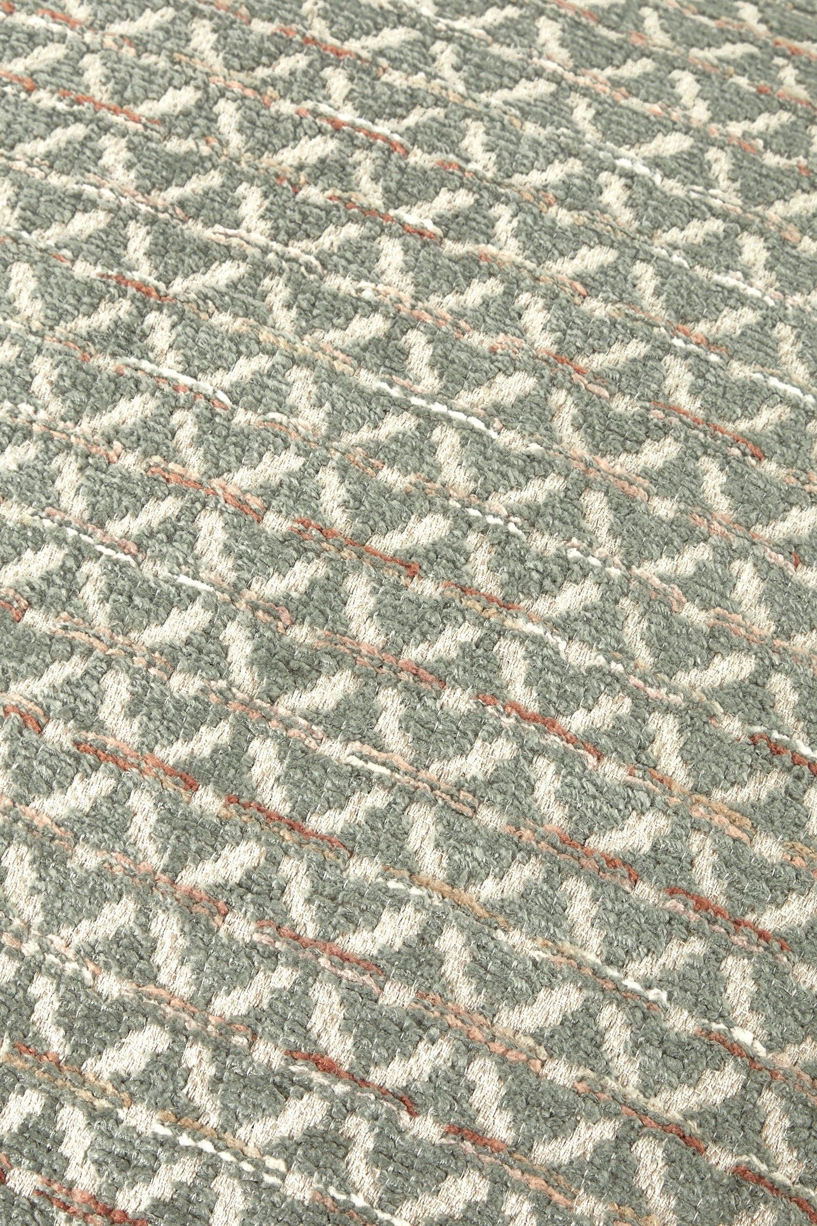 Jacquard Cushion Cover - Leaf Green