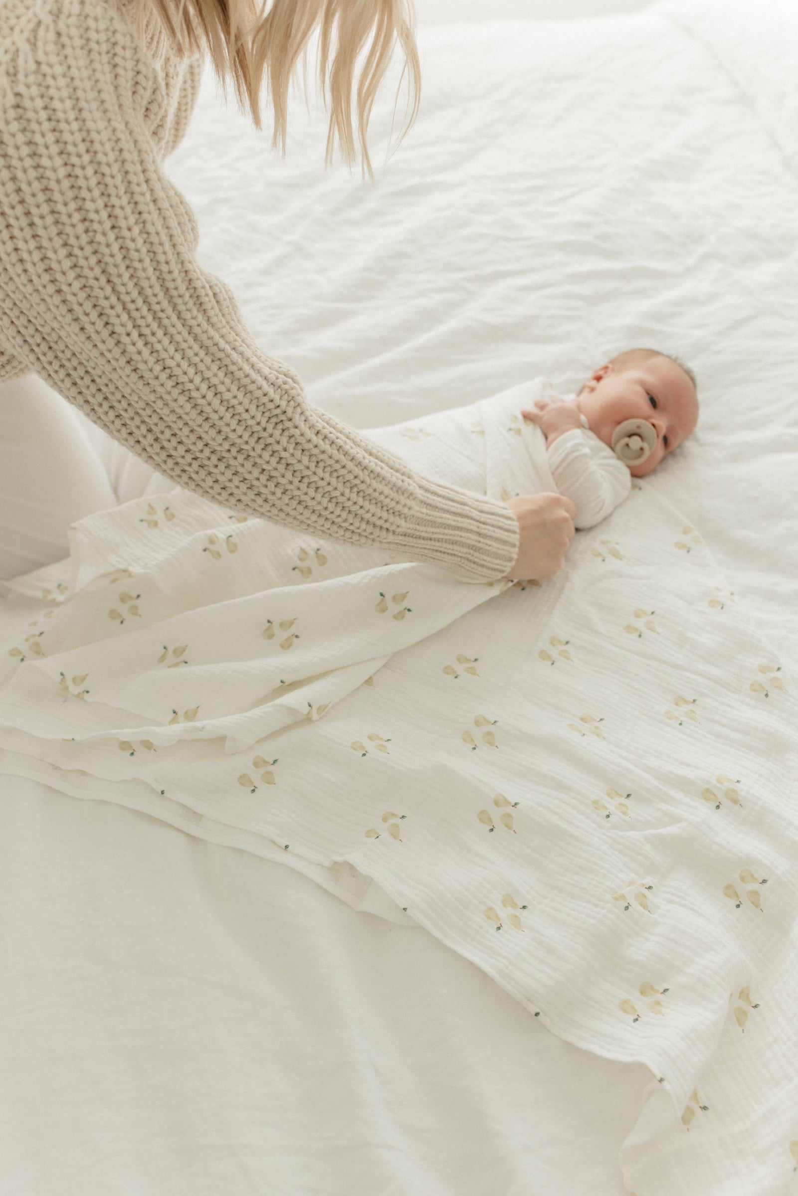 Soft Swaddle – Pear