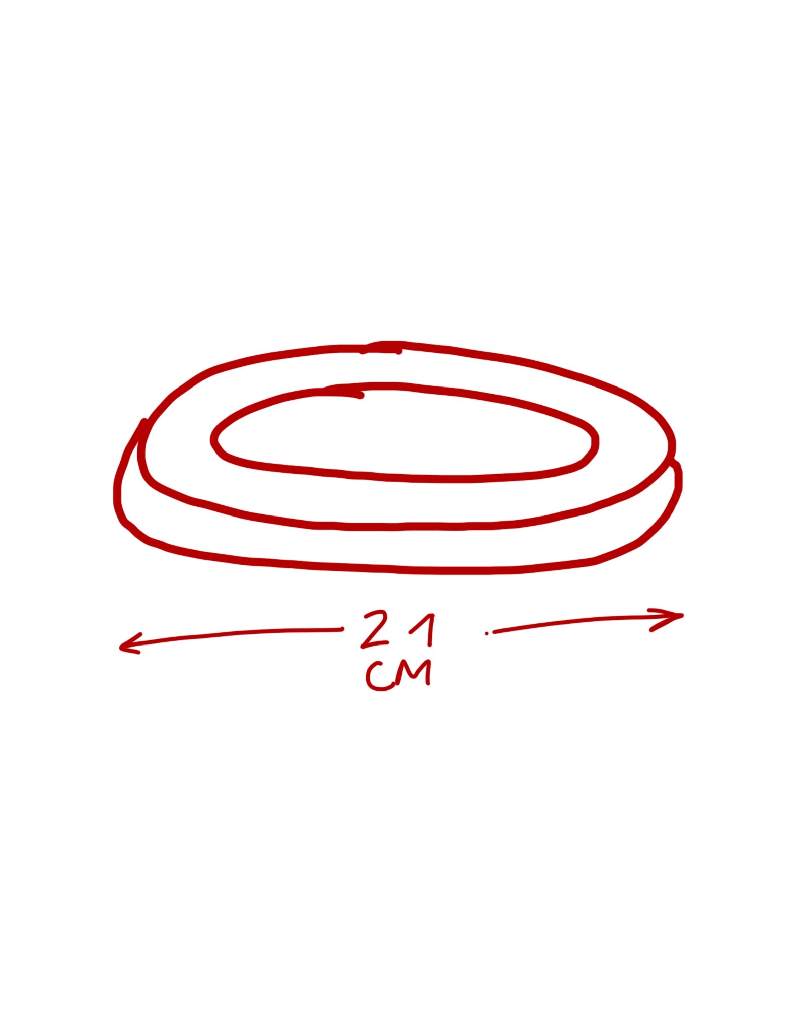 Tostadita Plate Small - Dark Green