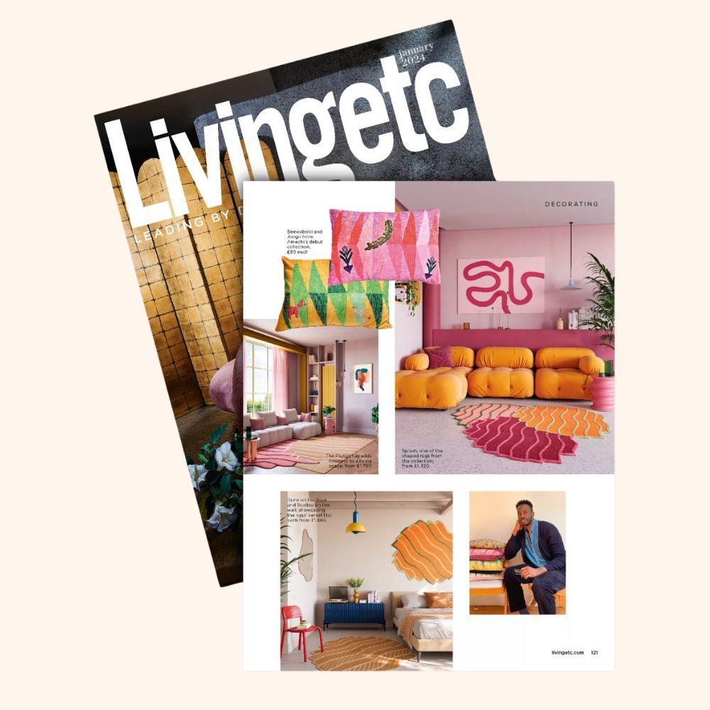 Beewabodi Cushion - Mustard Yellow And Green