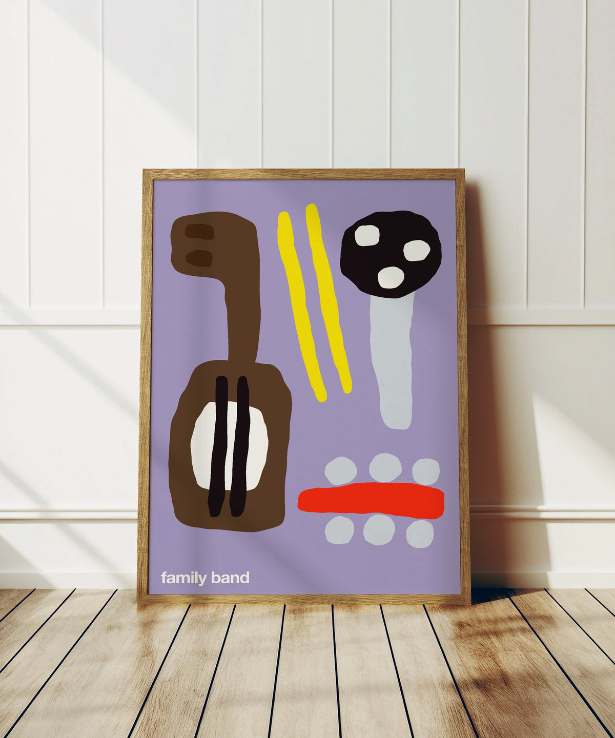 Family Band Print - Purple