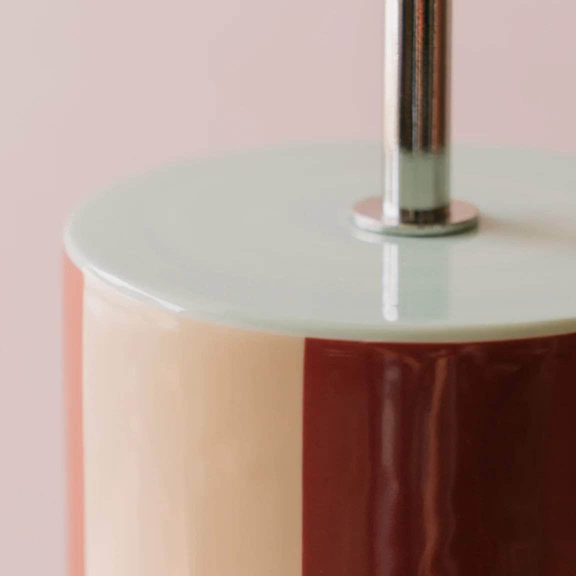 Ombrellina Oxblood & Cognac Table Lamp