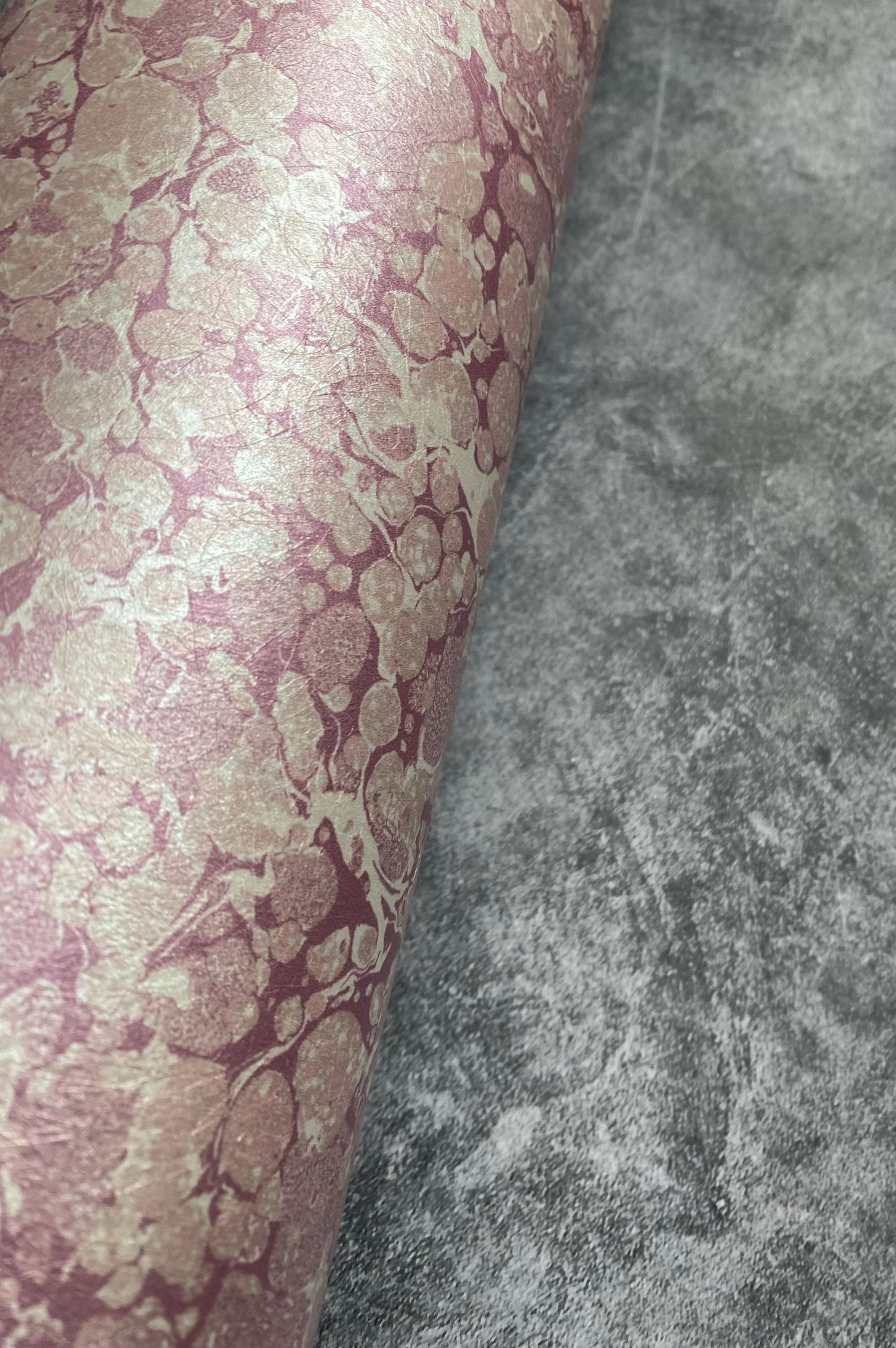 Marbled Wallpaper - 'Ditzy' Col: Eglantine- Mica Coated Non-Woven