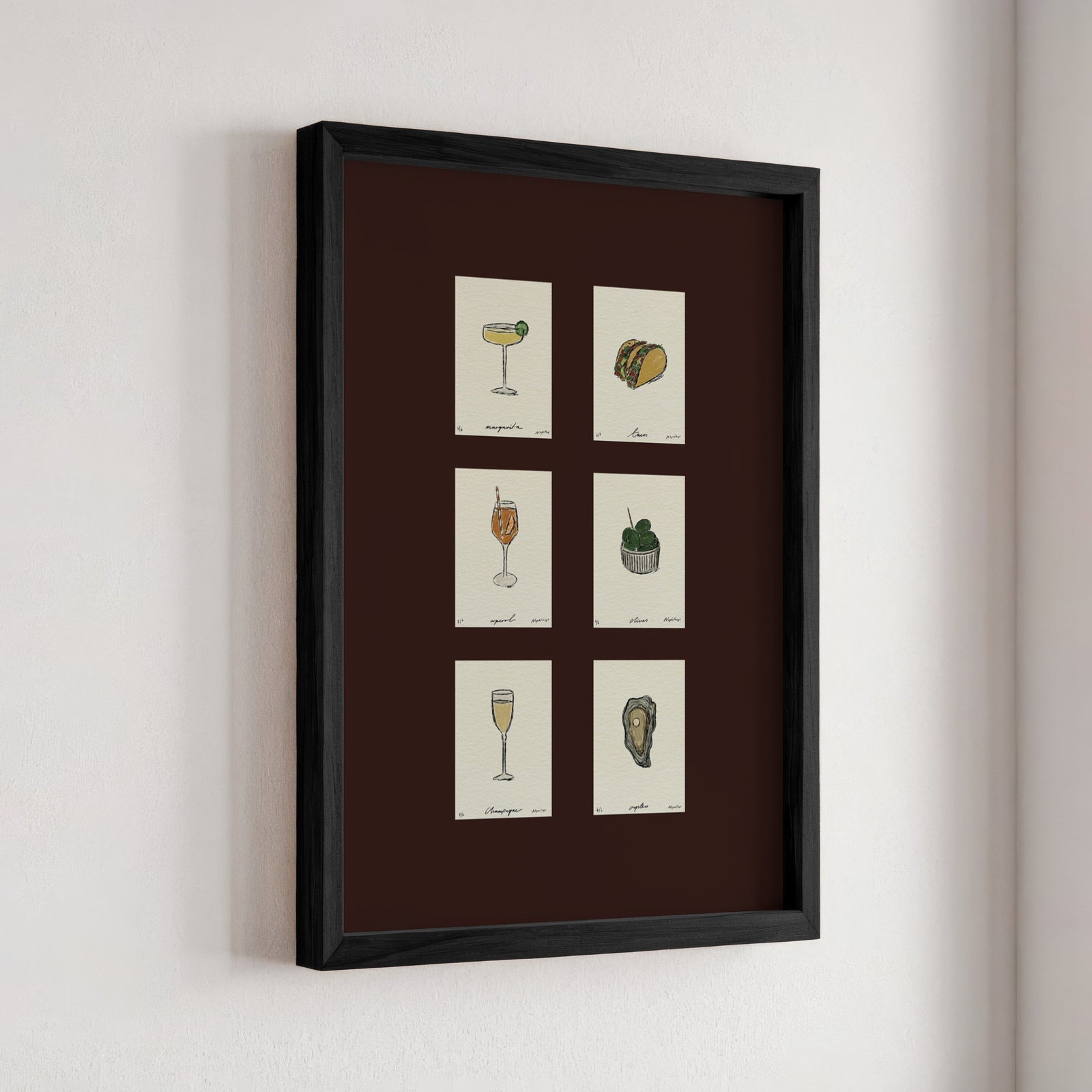 Sips & Snacks Set Print