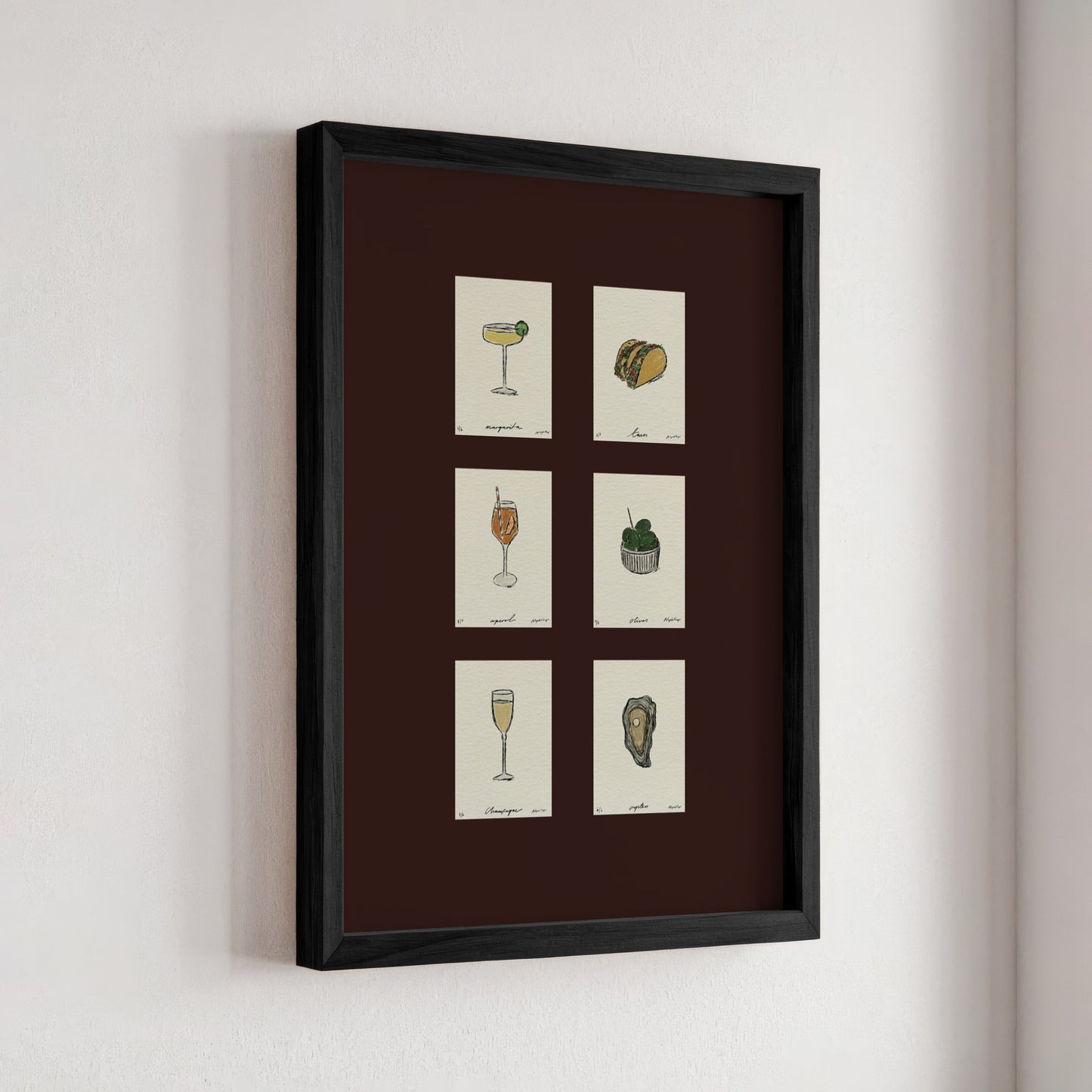 Sips & Snacks Set Print