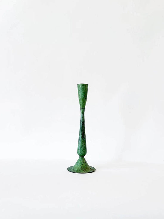 Verdigris Candle Holder - Shelley