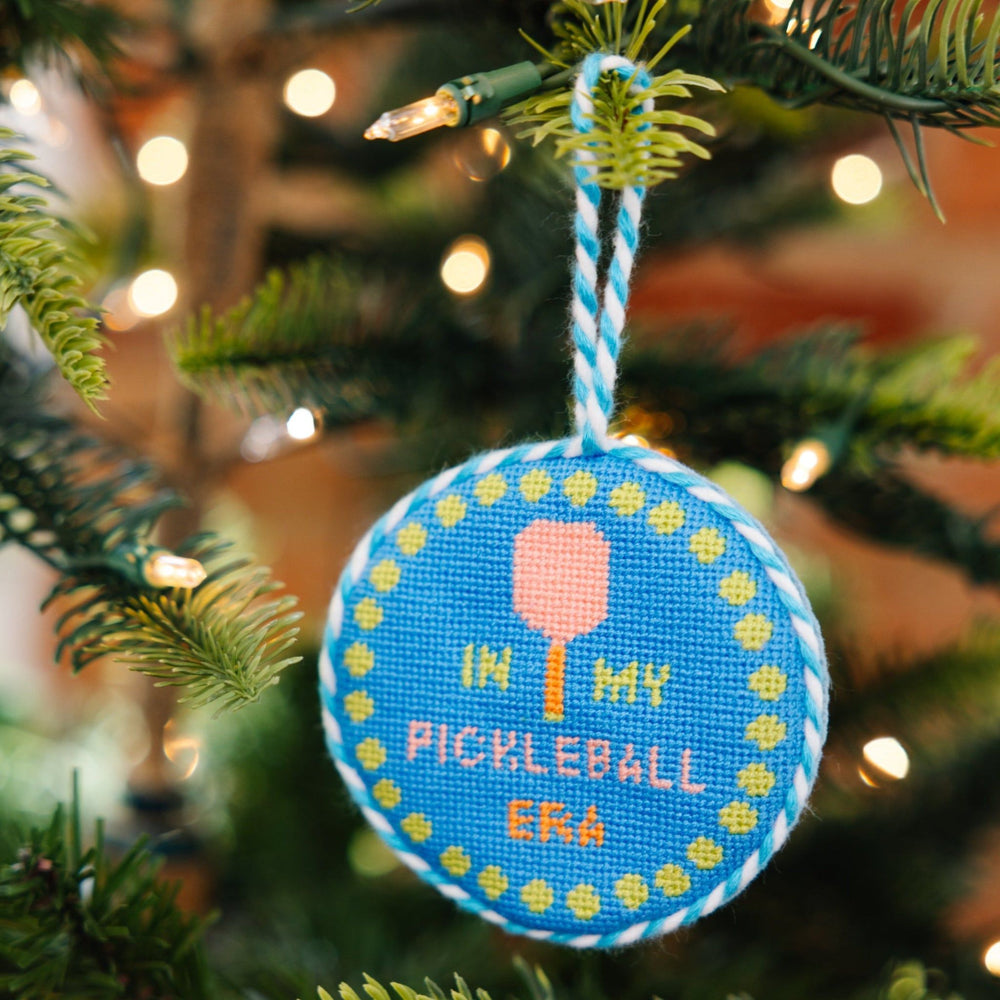 Needlepoint Ornament - Pickleball Era