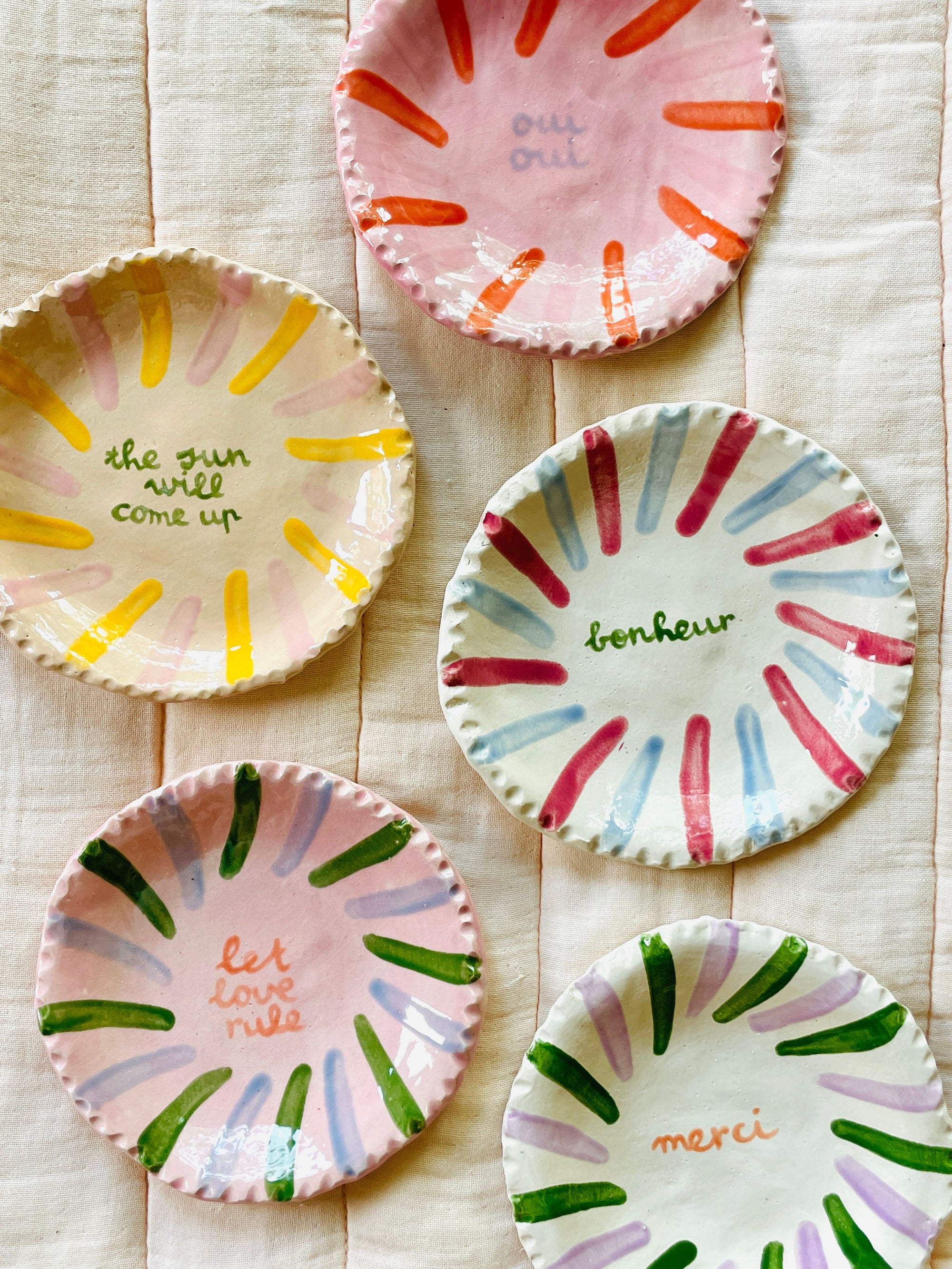 Handmade Trinket Dish - OUI OUI