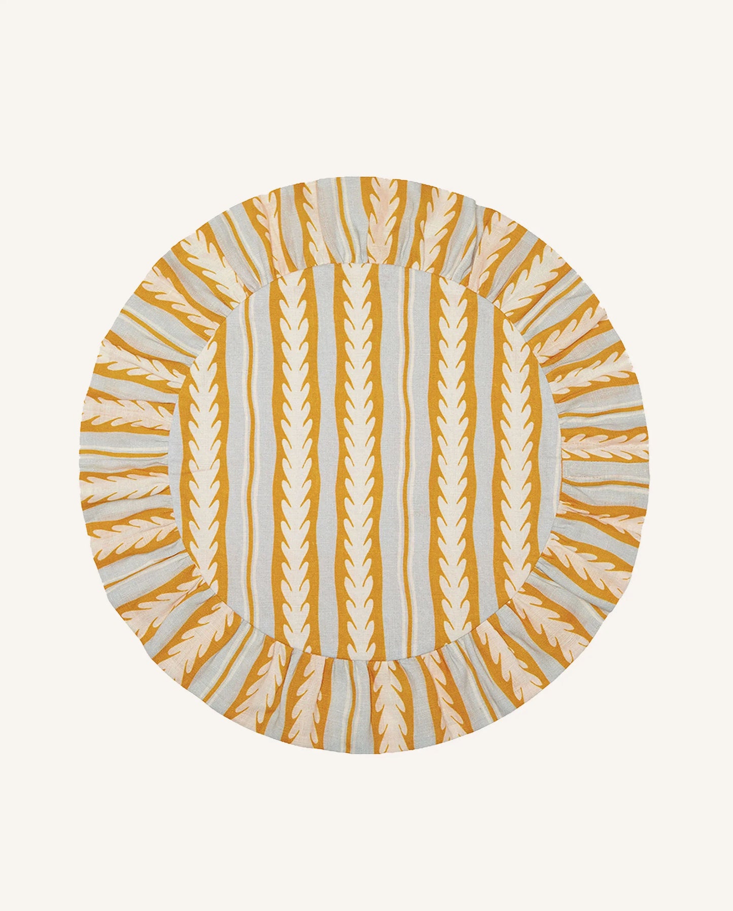 English Oak Reversible Placemat | Ochre + Blue