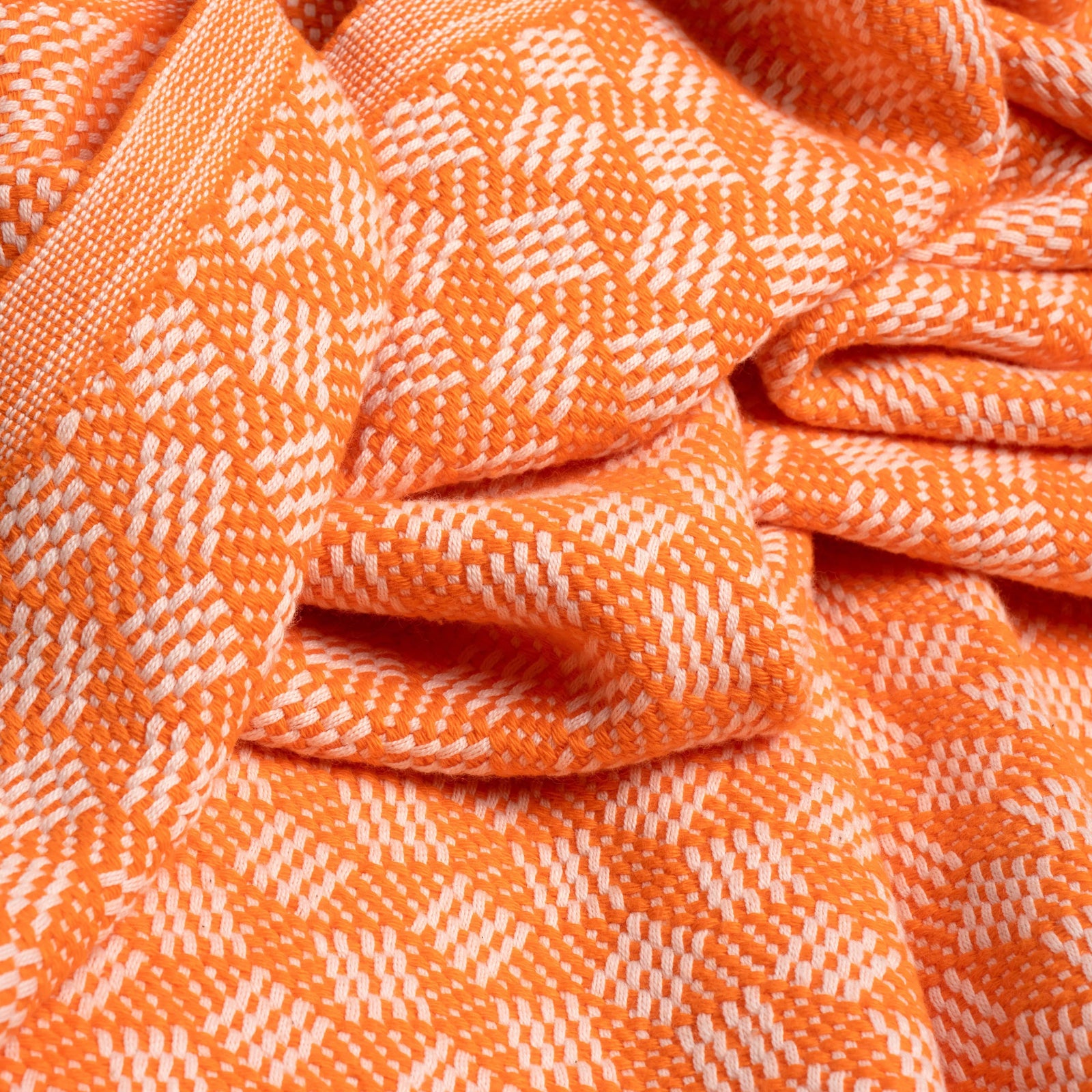 Modern Love Pure Cotton Bath Towel In Sicilian Orange