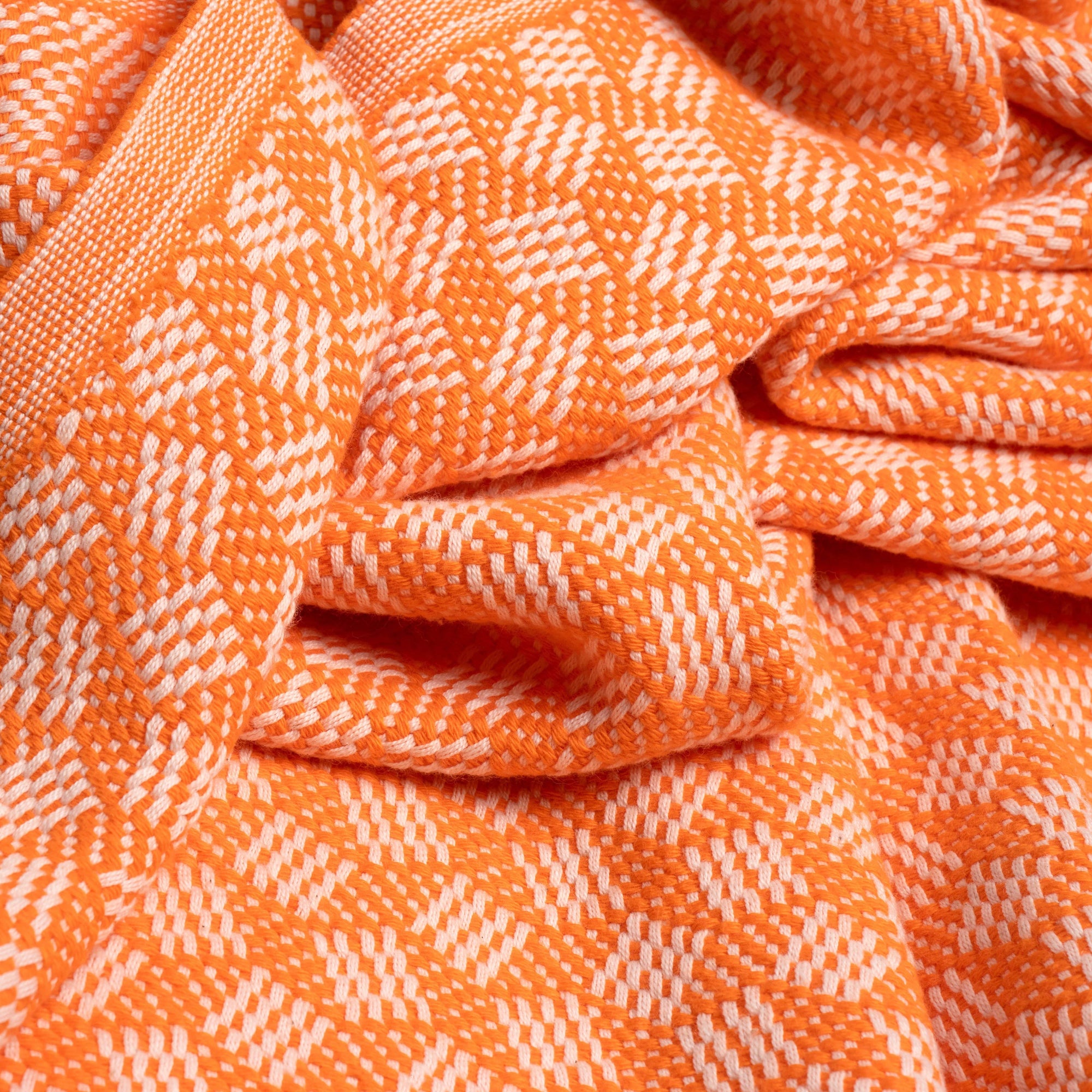 Modern Love Pure Cotton Bath Towel In Sicilian Orange