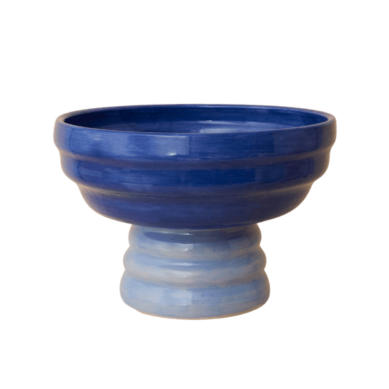 Pedestal Bowl - Blue