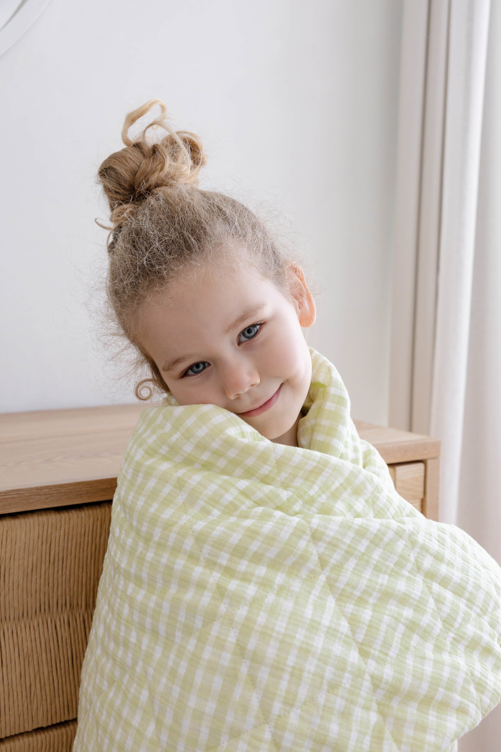 Soft Quilt Blanket – Pistachio