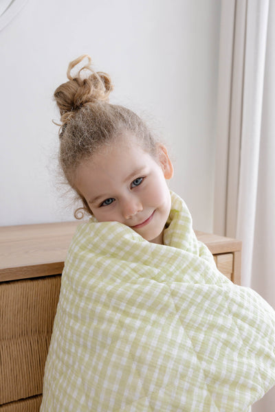 Soft Quilt Blanket – Pistachio