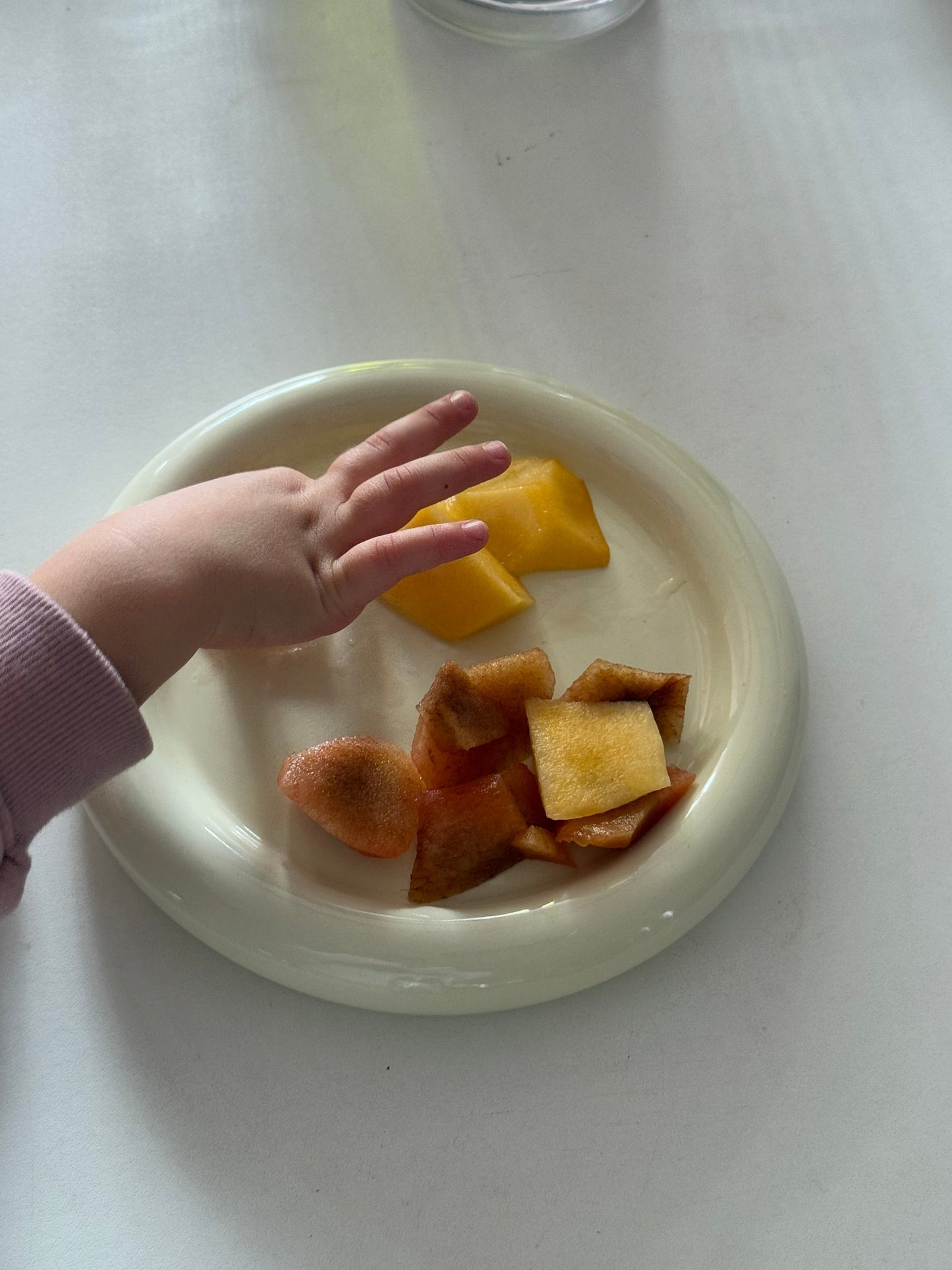 Tostadita Plate Small - White