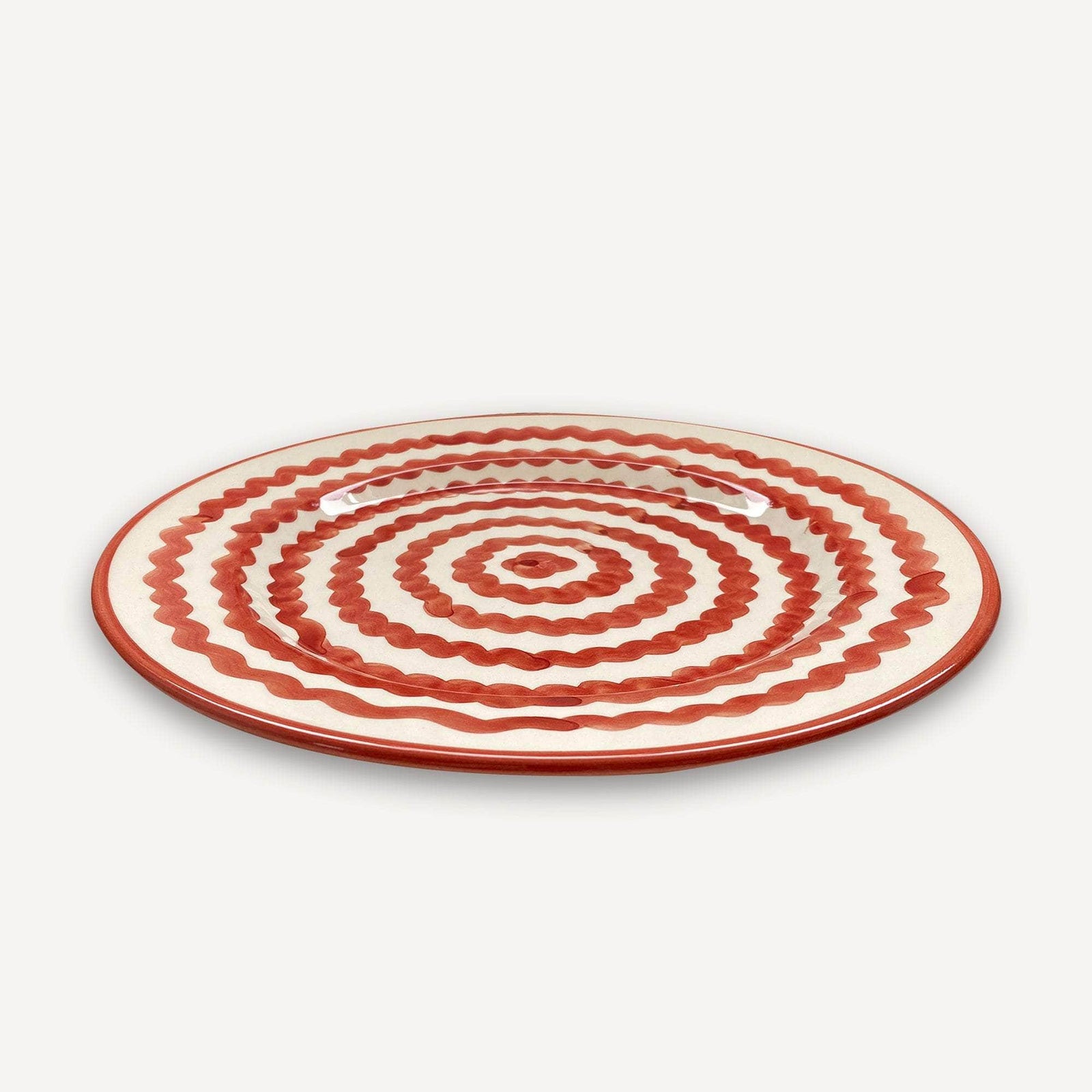 Side Plate -  Ondas - Rust Red