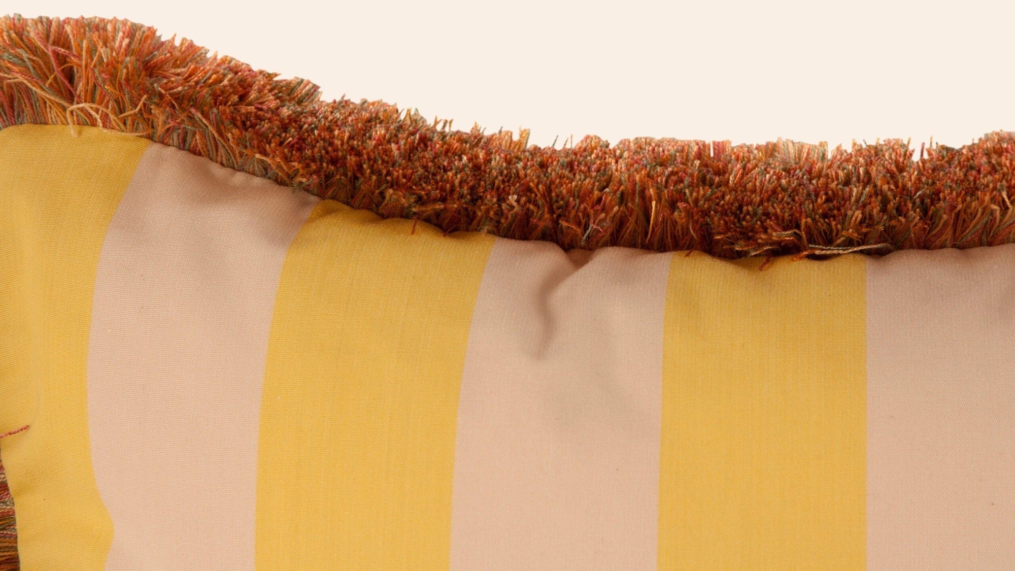 Sonia Stripe Cushion, Citron