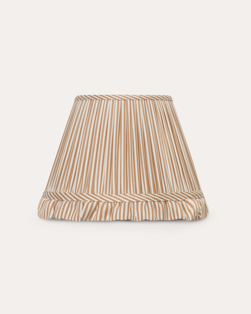 Striped Ochre Lampshade