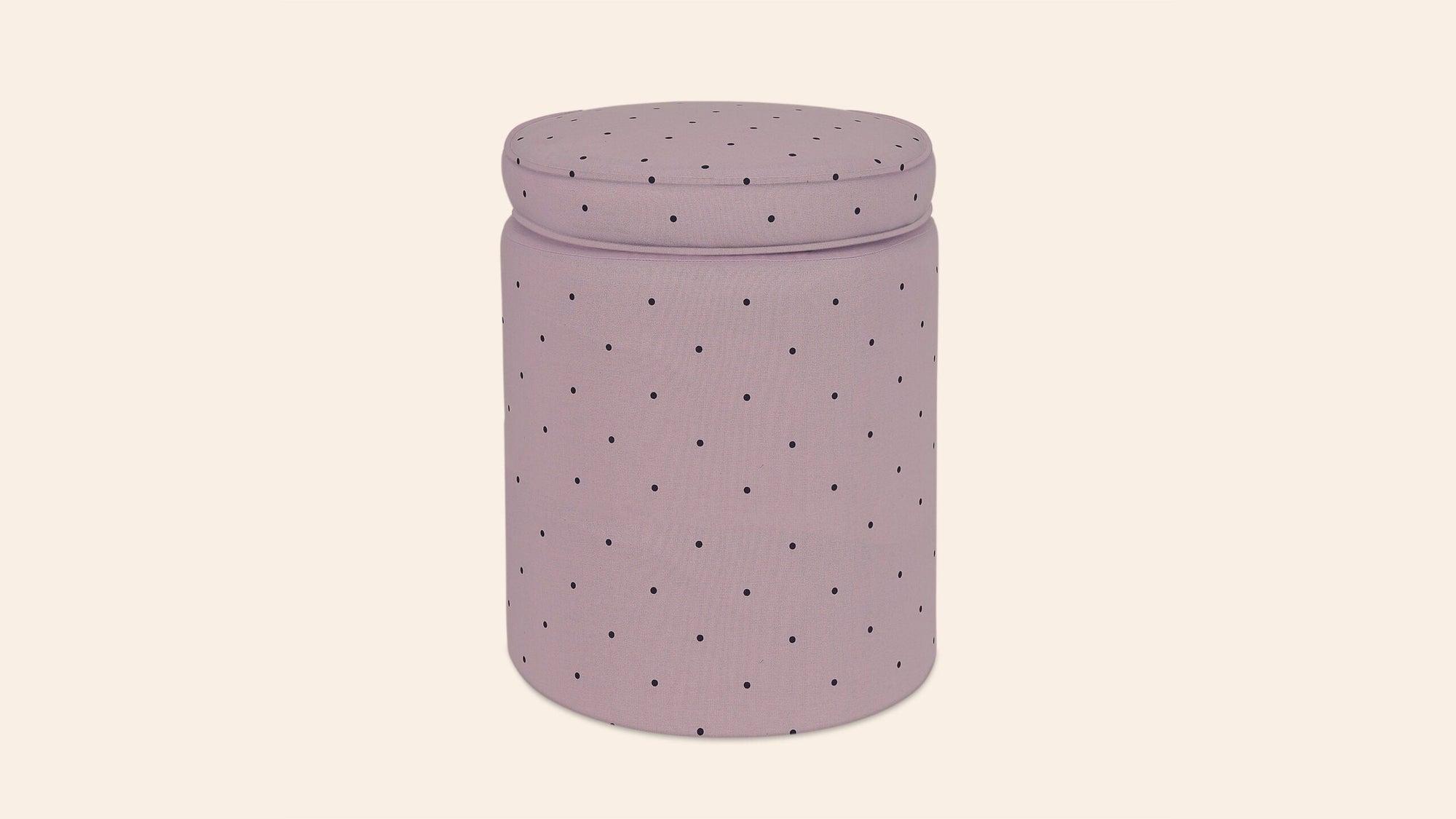 Aurora Footstool, Parma Violet