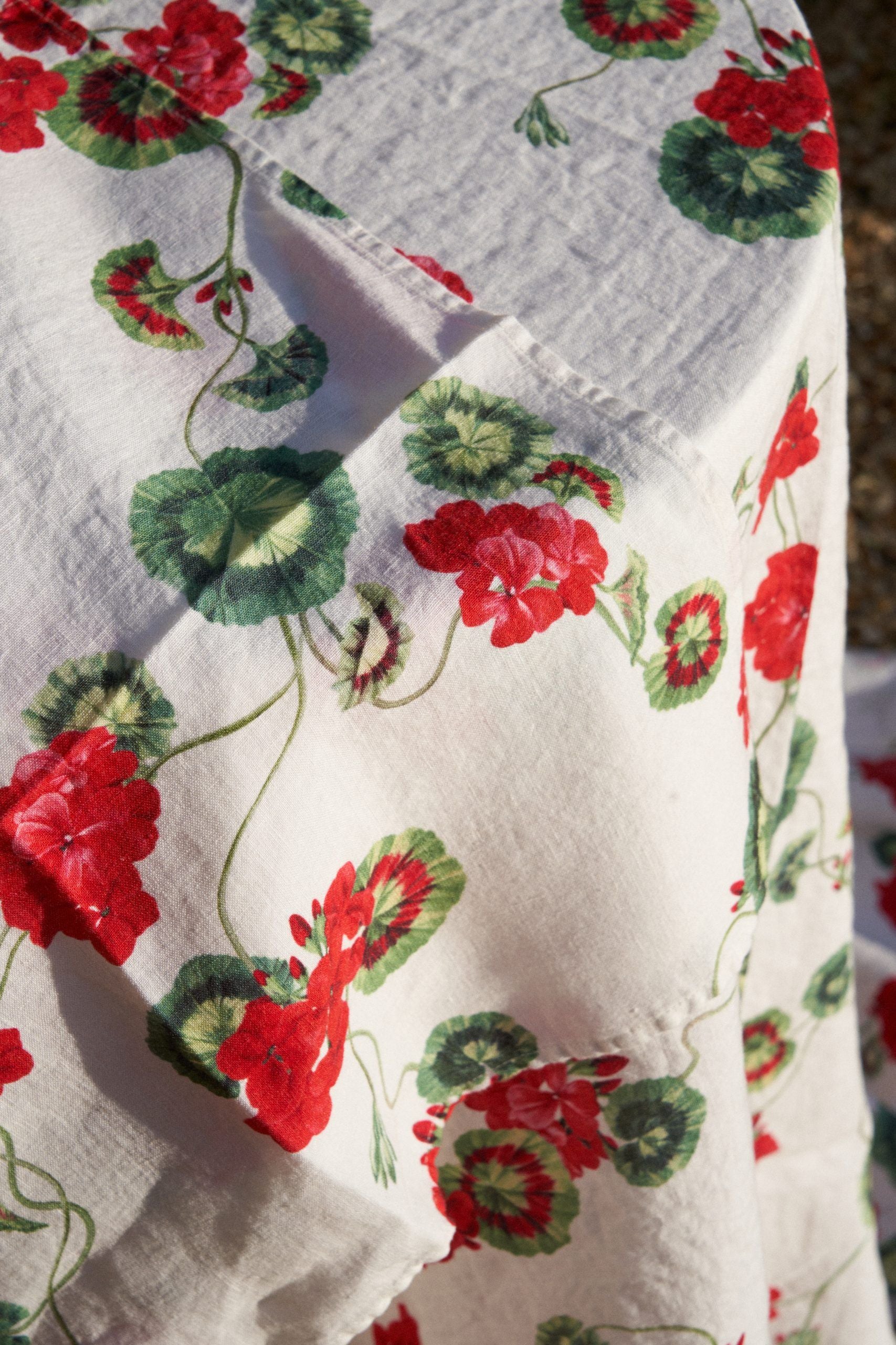 Geranium Linen Napkin