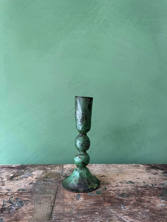 Verdigris Candle Holder - Austen