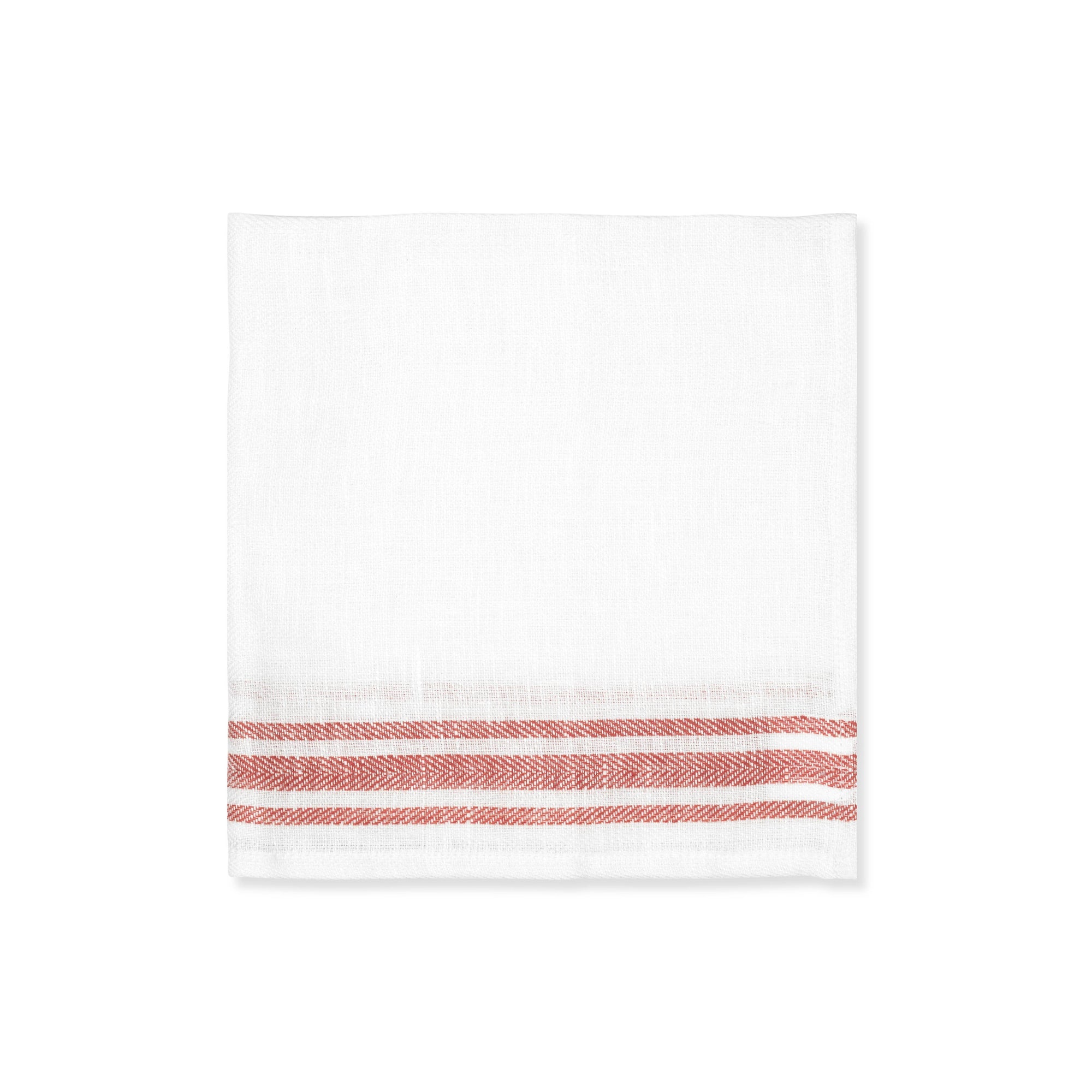 Set of 6 Personalised French Red Stripe Napkins