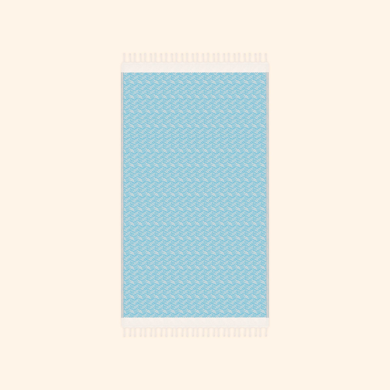 Modern Love Pure Cotton Bath Towel In Powder Blue