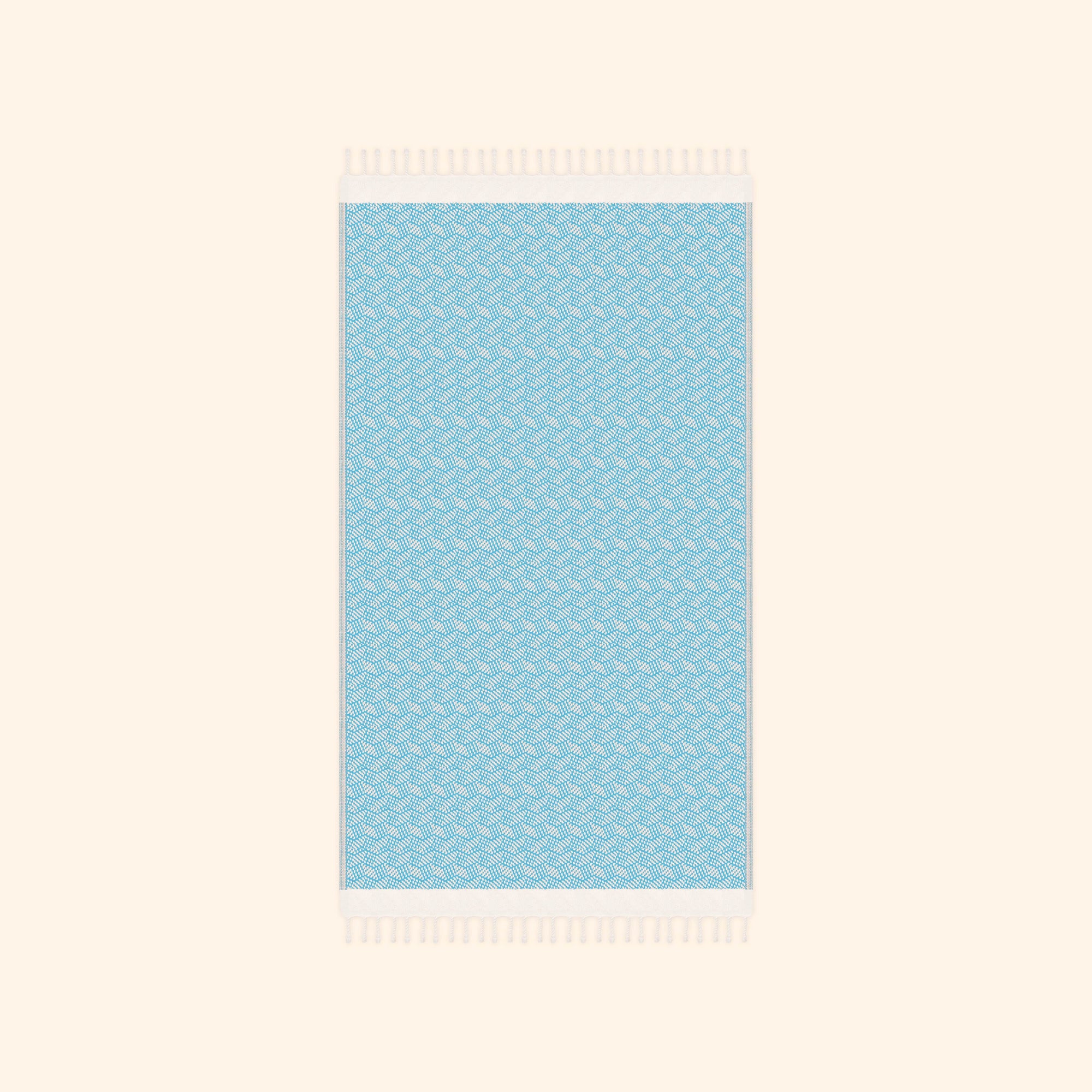 Modern Love Pure Cotton Bath Towel In Powder Blue