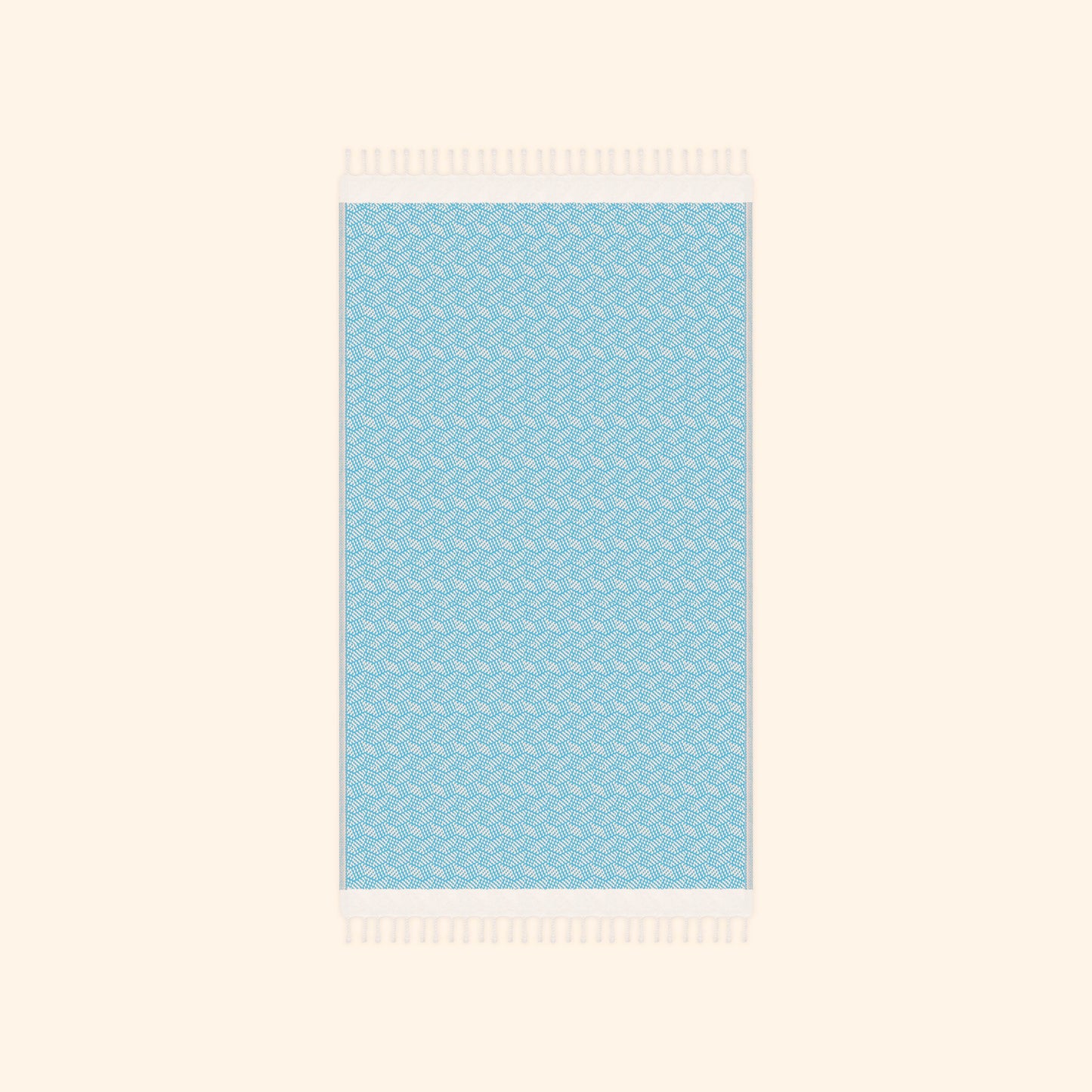 Modern Love Pure Cotton Bath Towel In Powder Blue