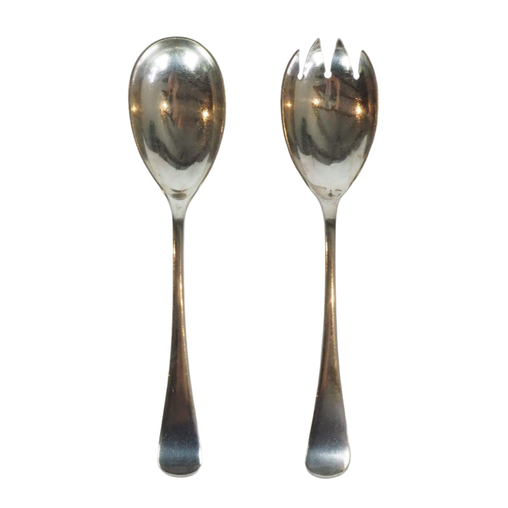 Silver Plate Salad Servers