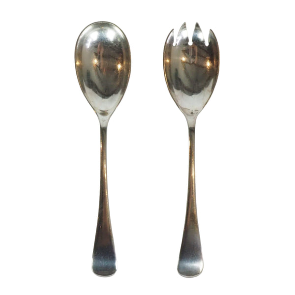 Silver Plate Salad Servers