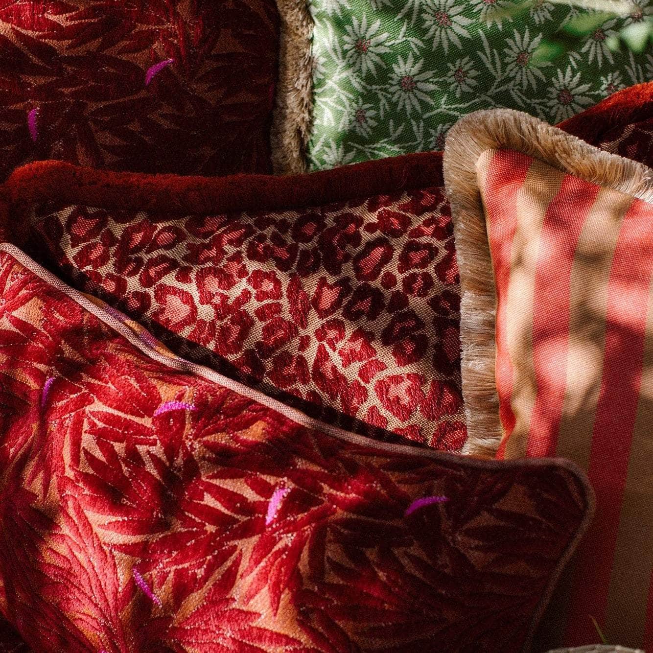 Cushion Yoko Bordeaux & Spice