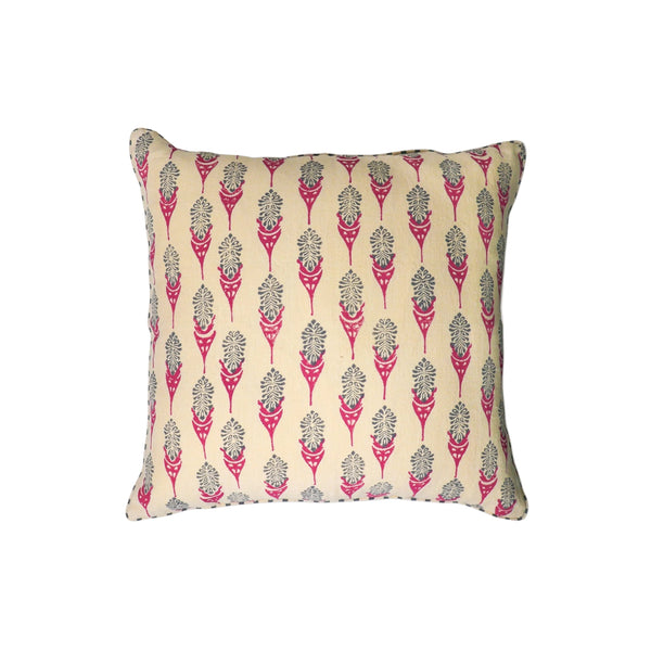Bahaar Throw Pillow Cover - Peach