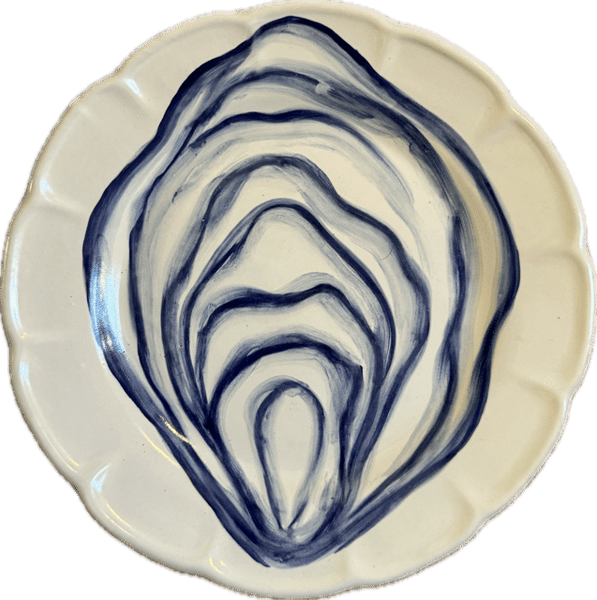 Mare Plate 20 cm Blue Oyster