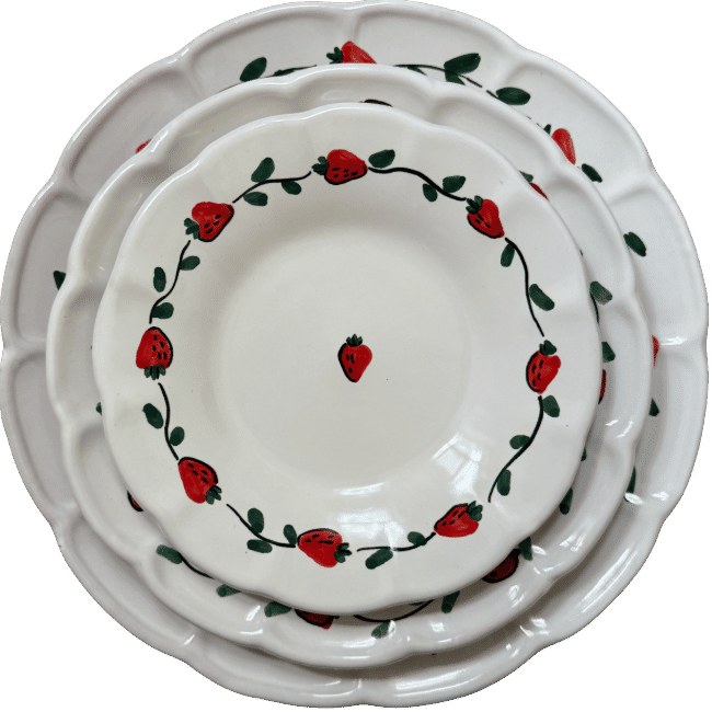 Frutta Strawberry Plate 25cm