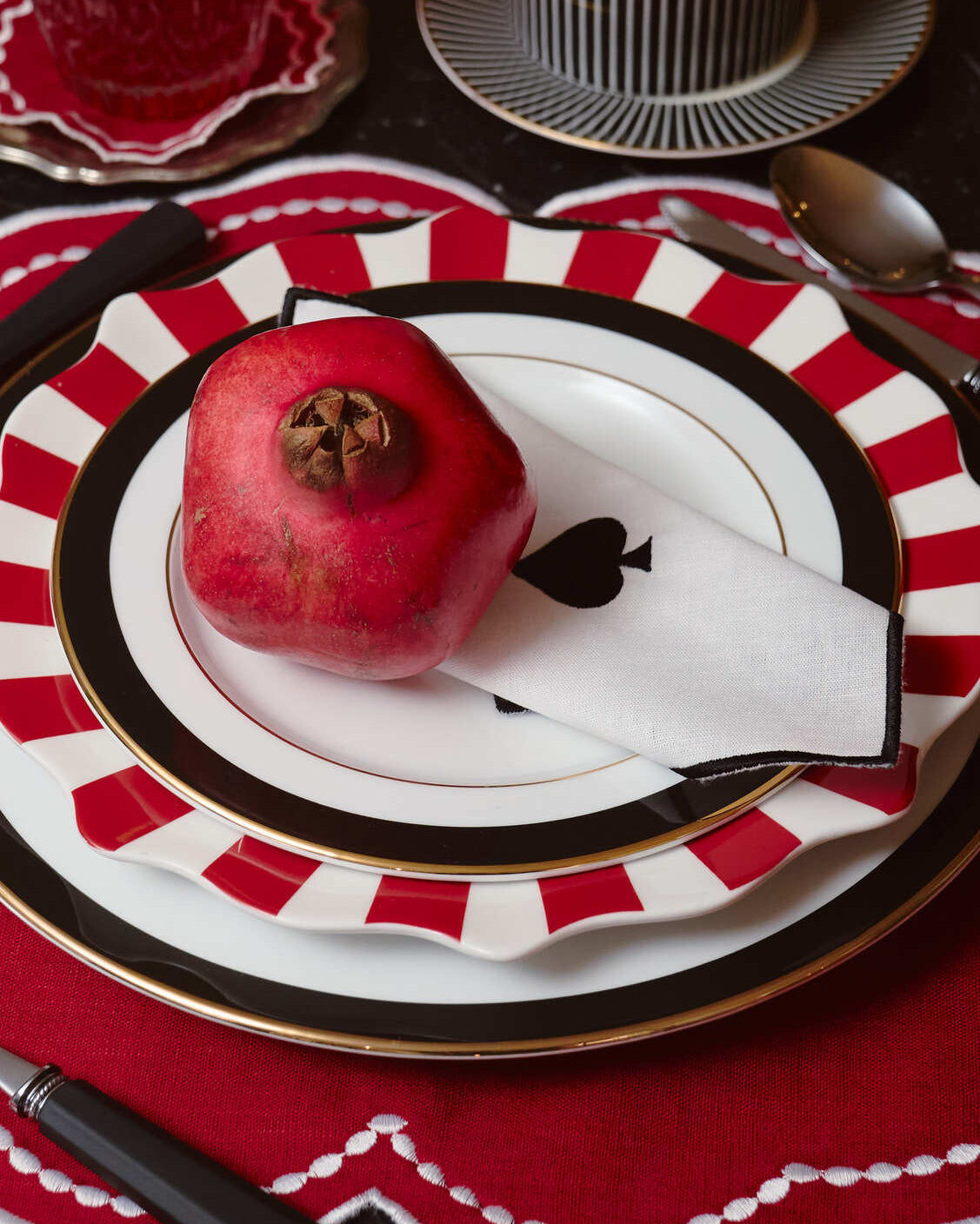 Cocktail Napkin, Suit (of Cards), Spades