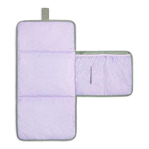 Recycled Nylon Travel Baby Changing Mat - Olive