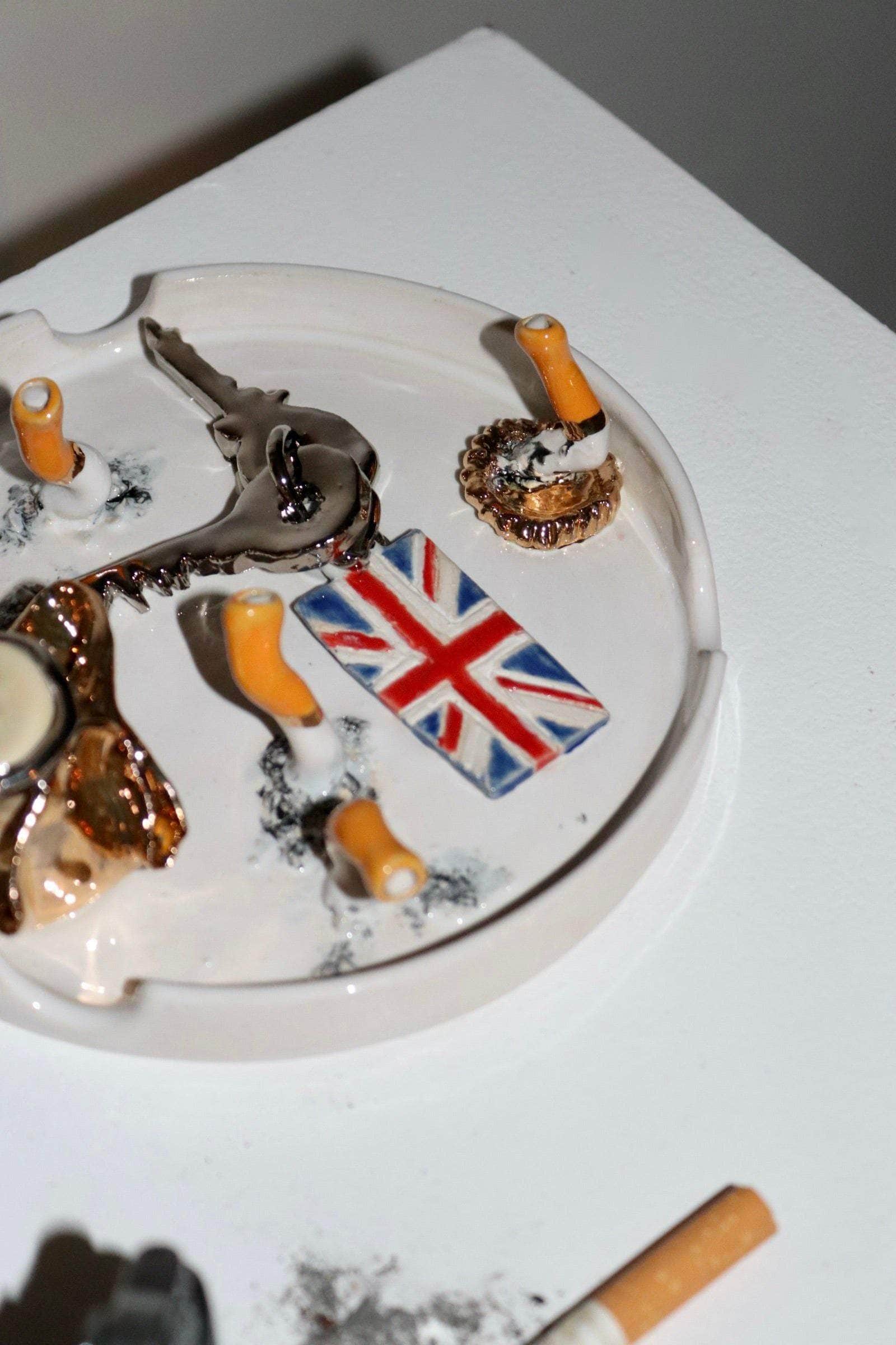 Union Jack Keyring Ashtray
