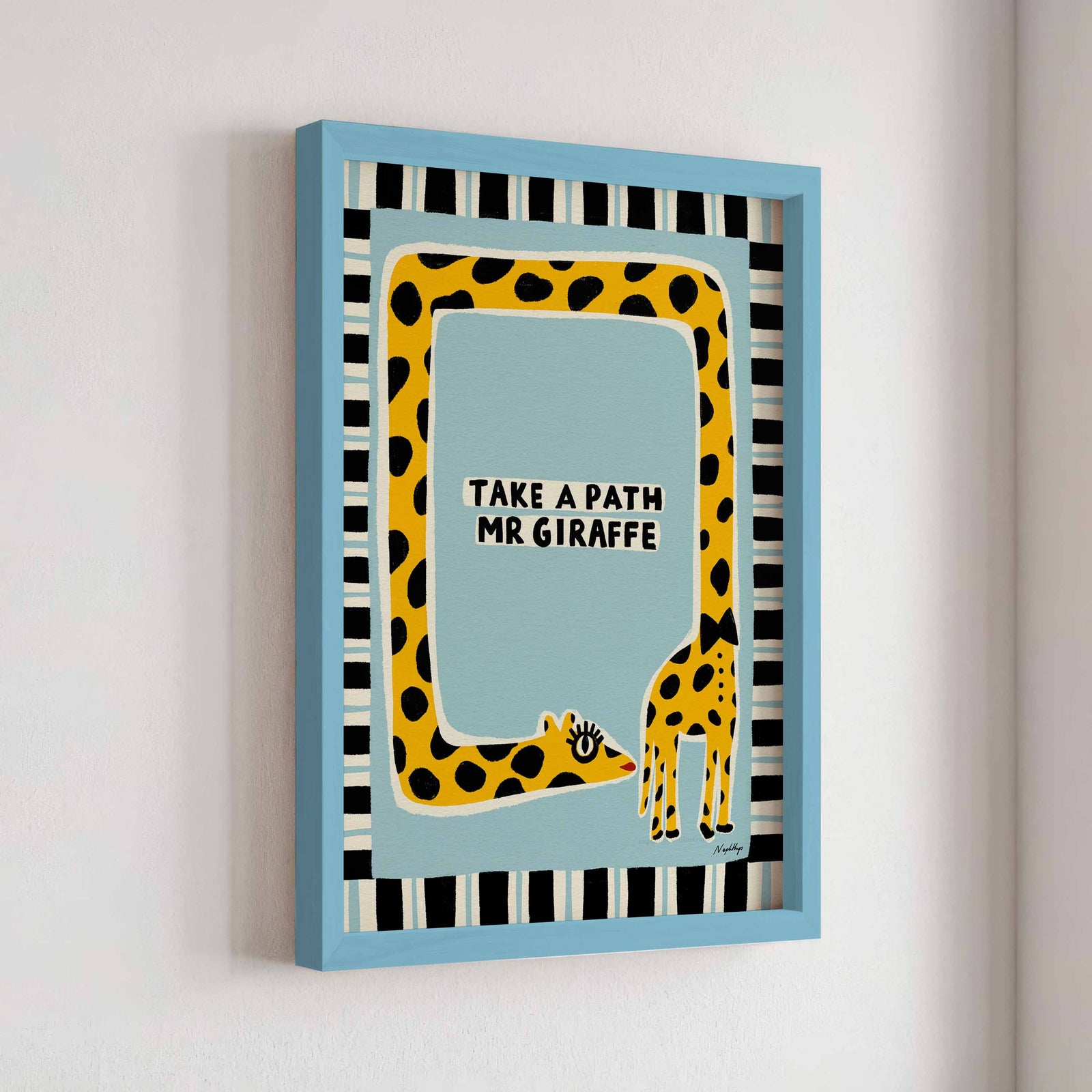 Take a Path Mr Giraffe Print