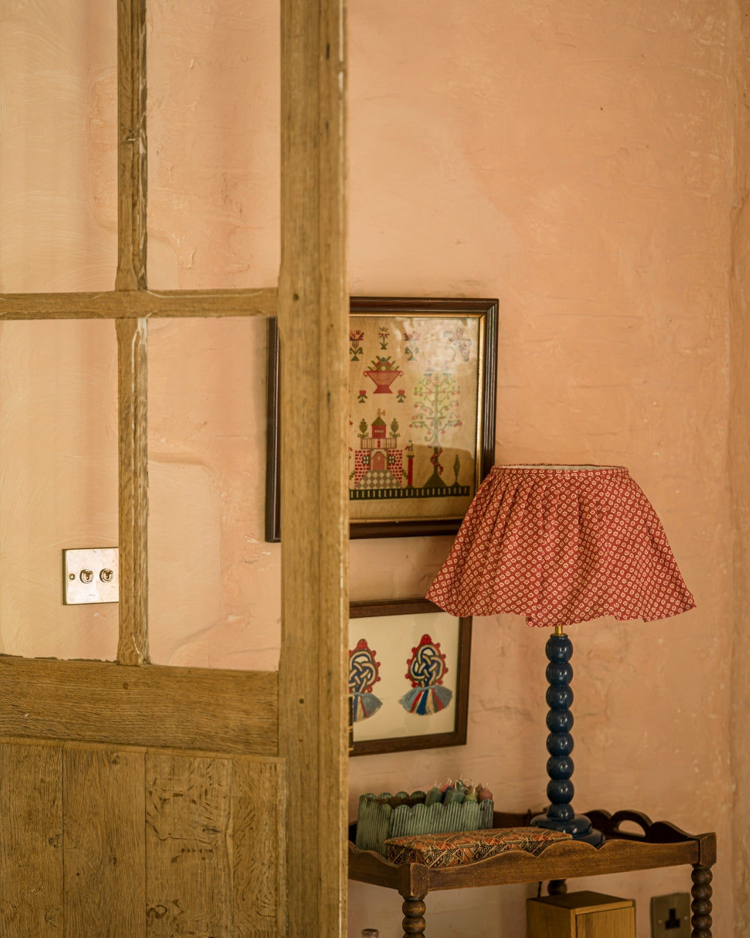 Florina Loose Pleat in Crabapple