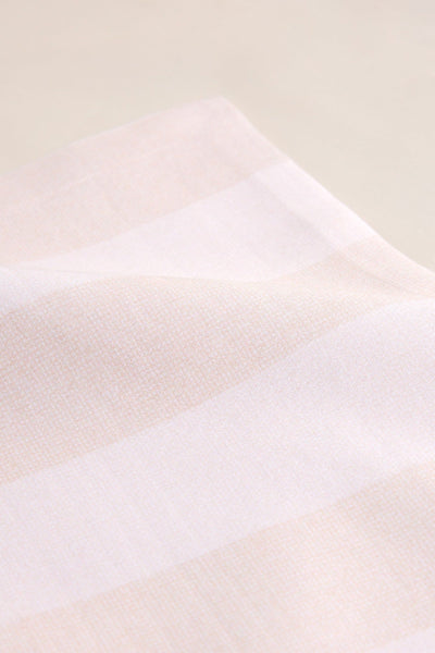 Geo Printed Super King Pillowcases in Natural
