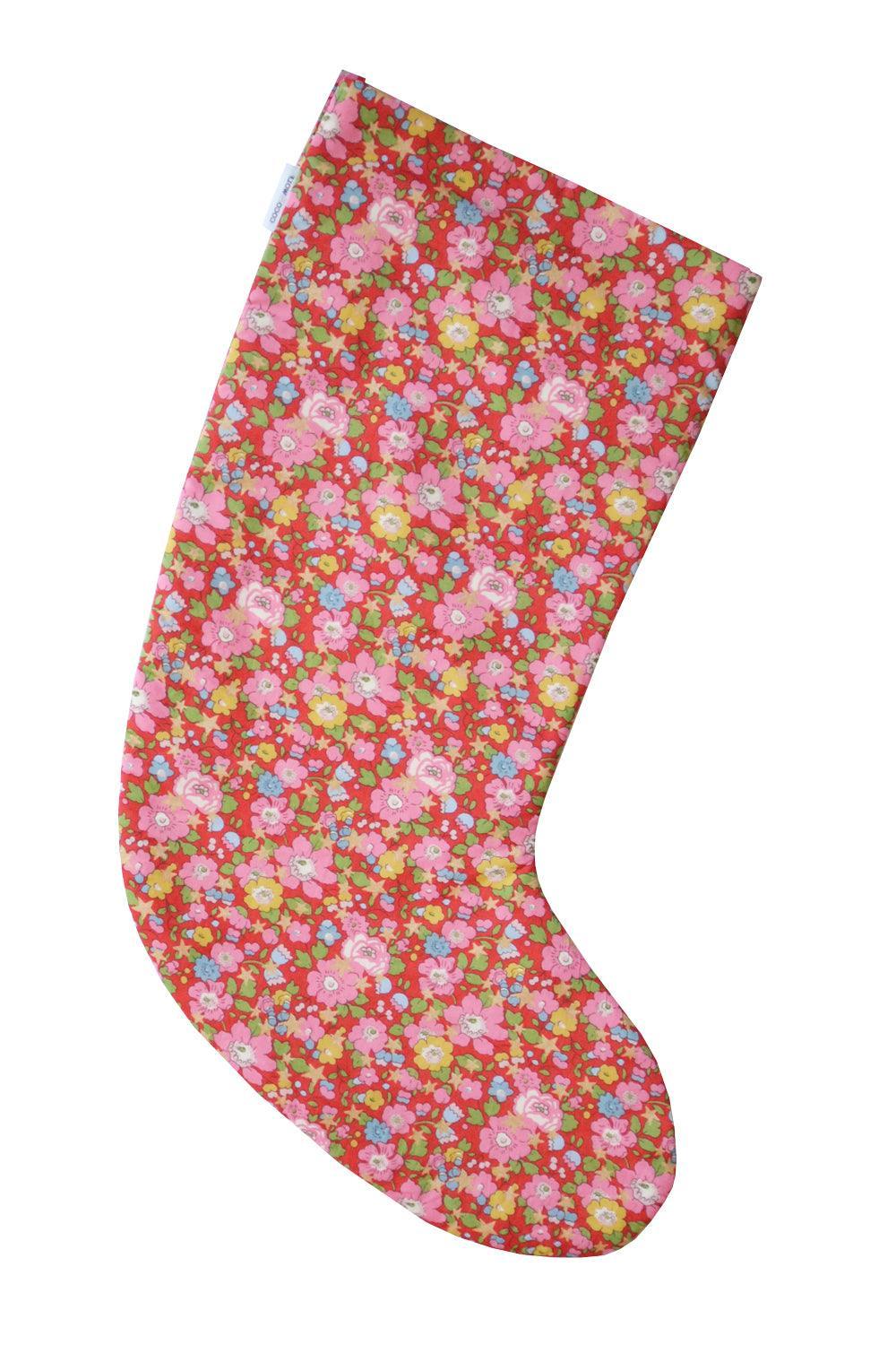 Christmas Stocking made with Liberty Fabric BETSY STAR