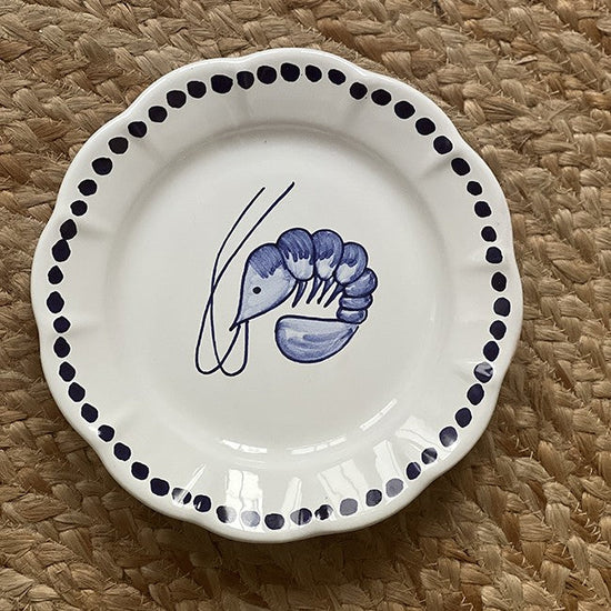 Estate Blue Prawn Plate 16cm