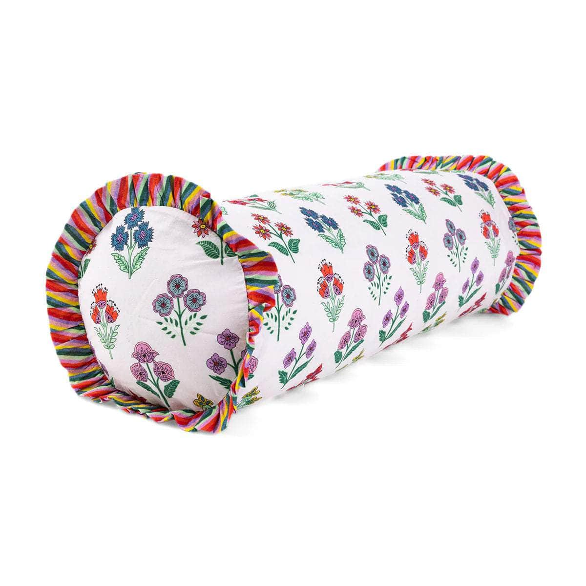 Ruffle Bolster Pillow - Santini