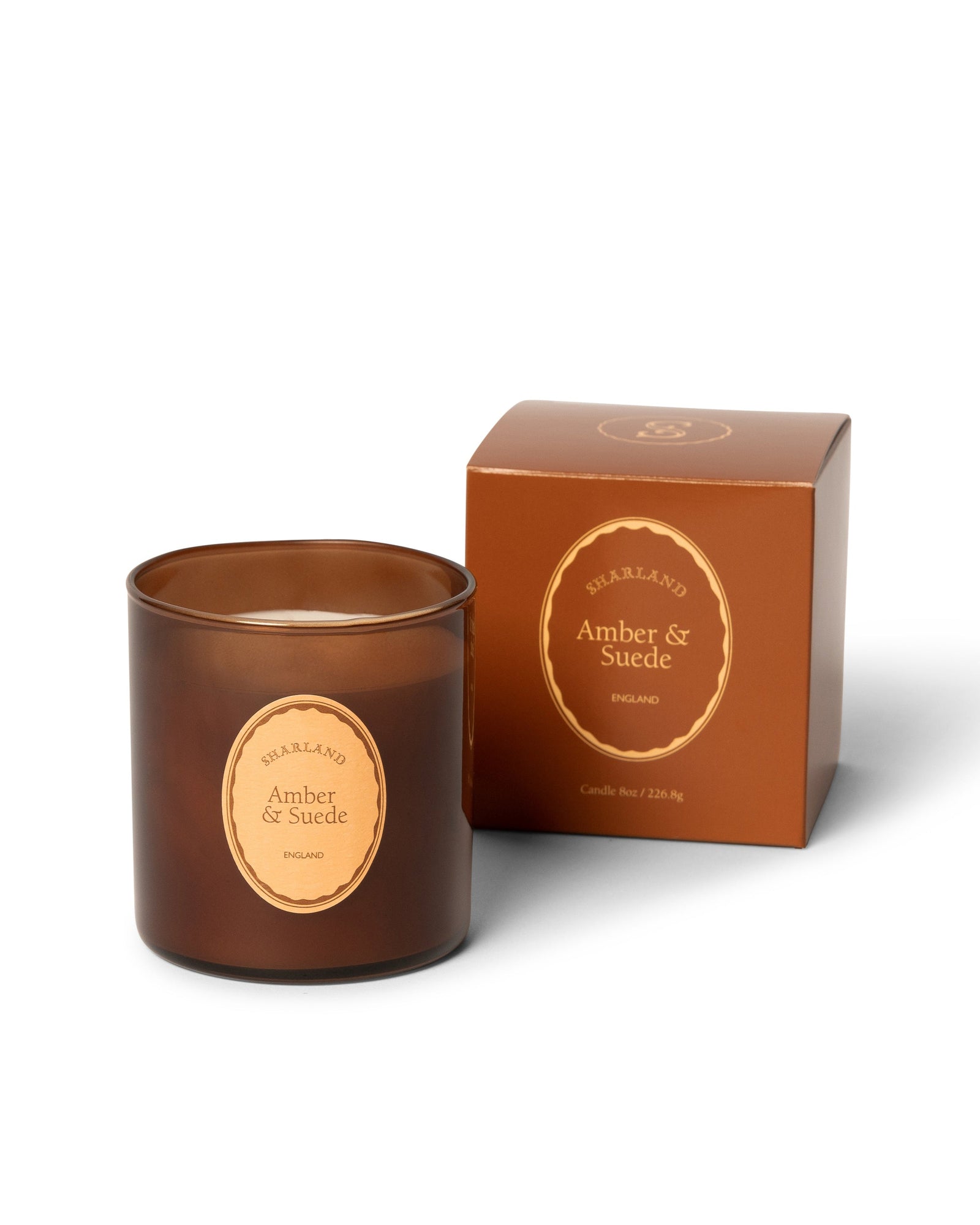 Amber & Suede Candle 225g