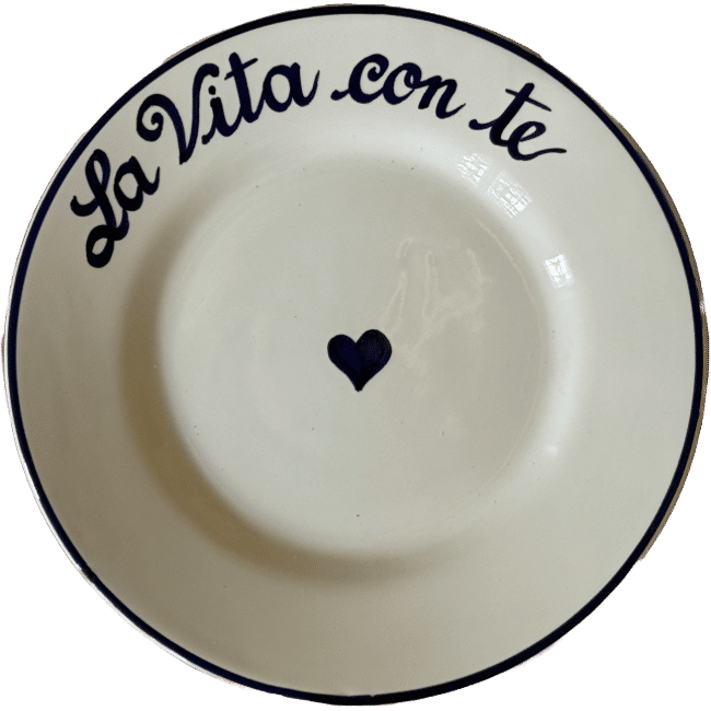 Amore Plate 20 cm La vita con te