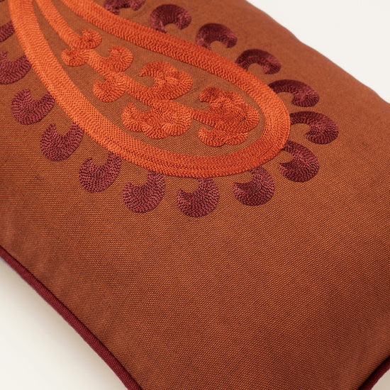 Double Sided Cushion Siena Spice & Coral