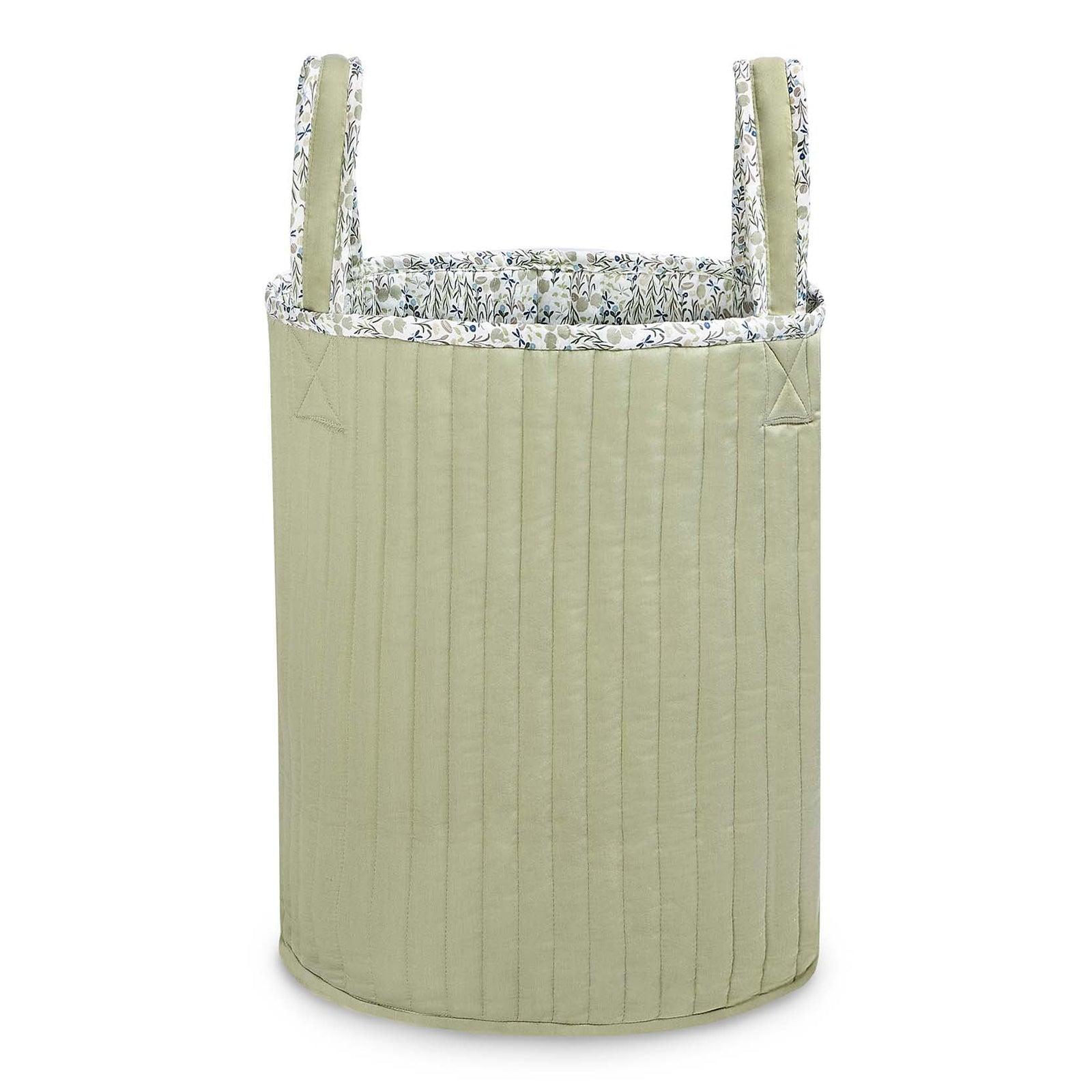 Large Quilted Storage Basket - Riverbank / Willow